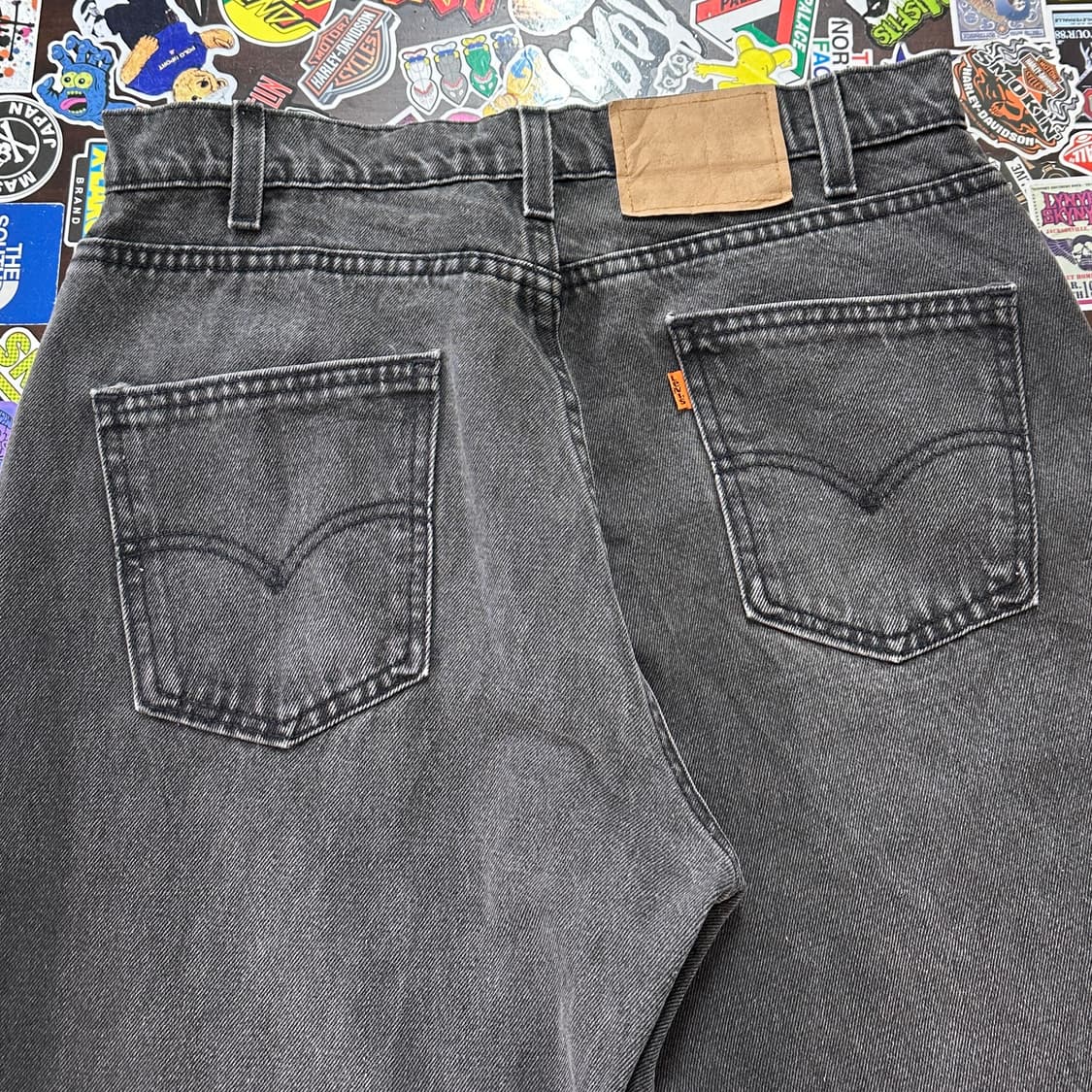 90s USA 리바이스 560 블랙 진 데님 팬츠 32 상품이미지3