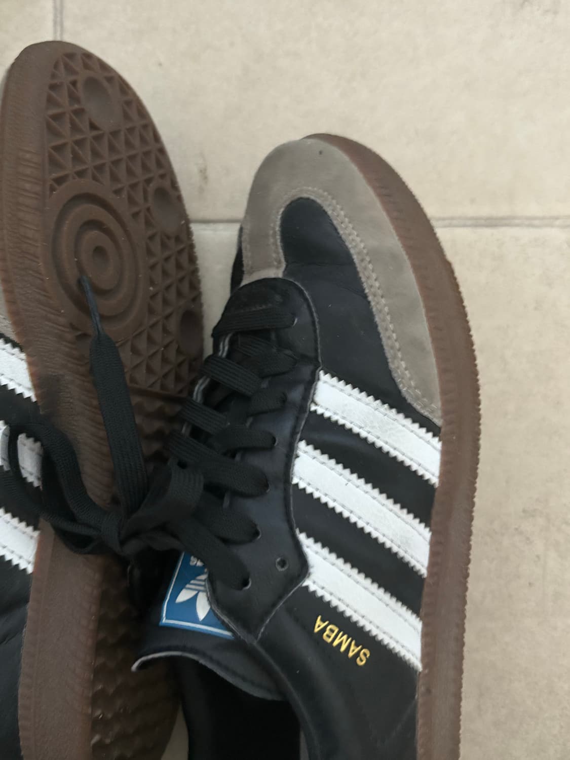 아디다스 삼바 비건 블랙 235 상품이미지5