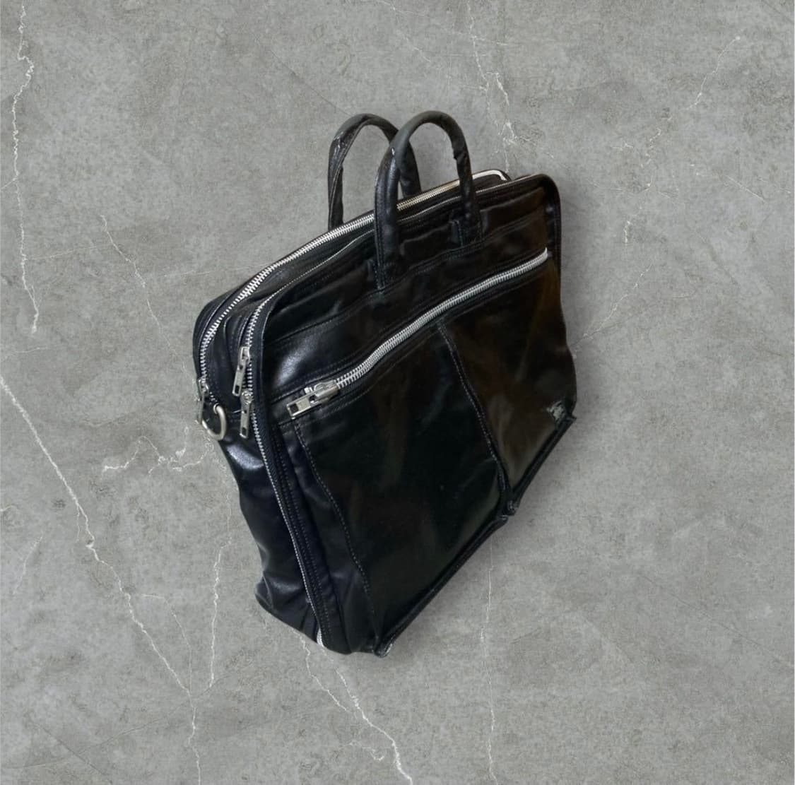 Porter 요시다포터 빈티지 브리프케이스 블랙 상품이미지4