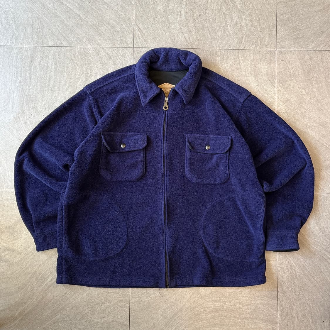 90년대 울리치 미국 생산 네이비 플리스 자켓 상품이미지1