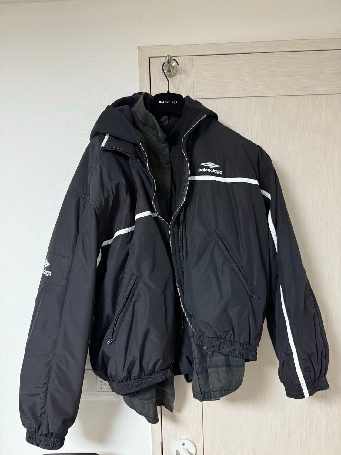 발렌시아가 3b 아이콘 레이어드 자켓 상품이미지1