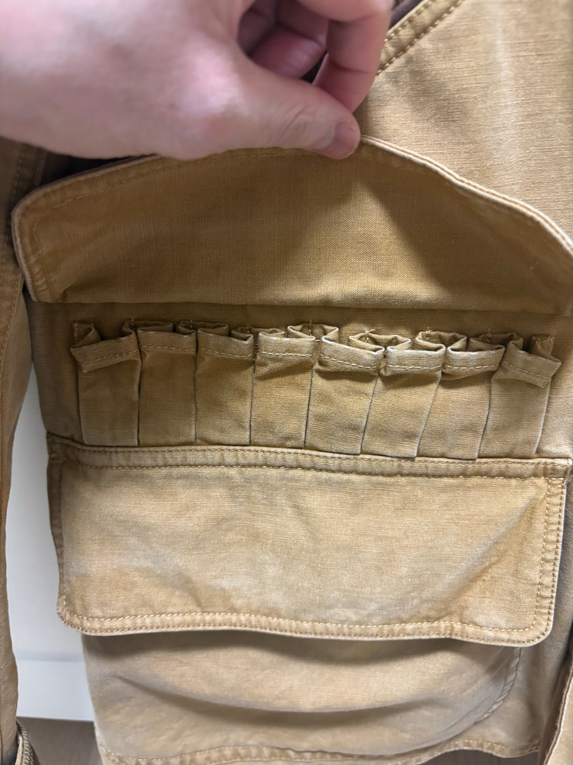 폴로 컨트리 캔버스 헌팅자켓 m 상품이미지5