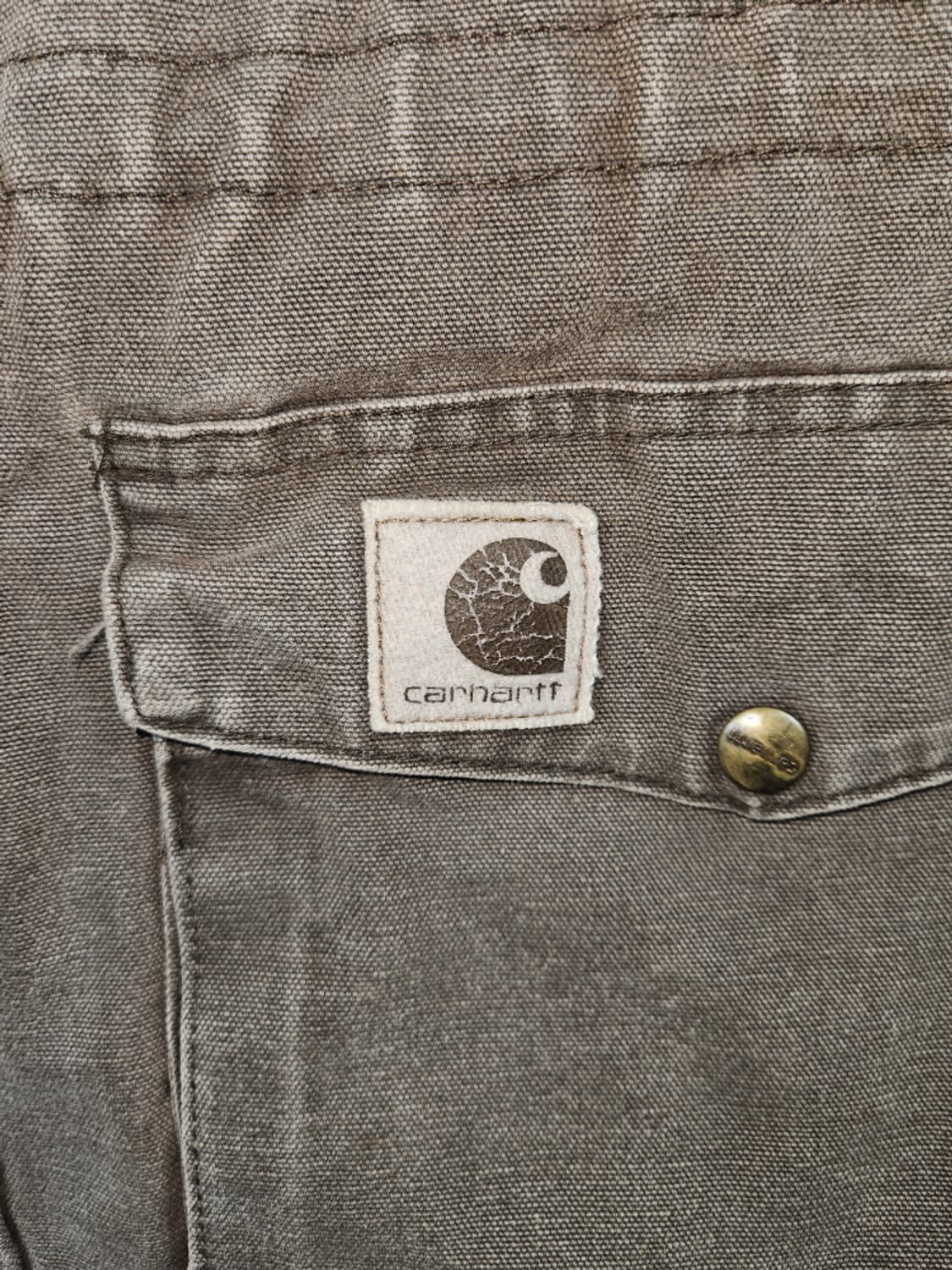 90's USA 칼하트 덕 워크 아크틱 초어 자켓 (XL) / 10072 상품이미지7