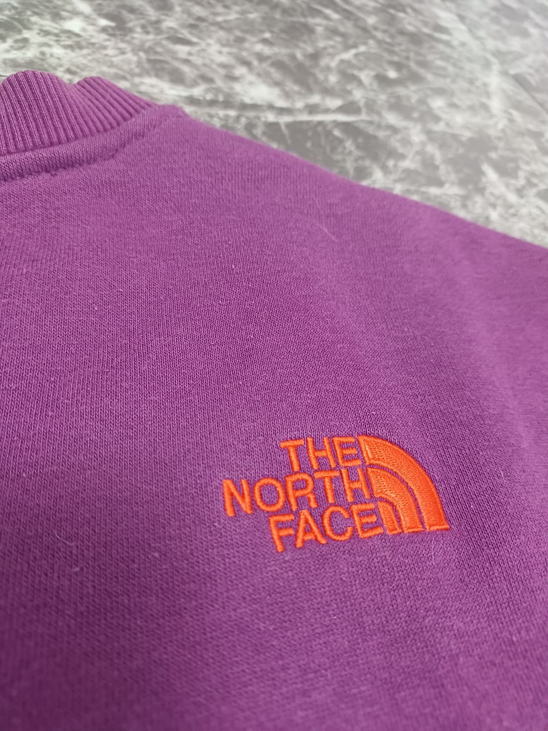 The North Face 퍼플 로고 맨투맨 L 상품이미지6