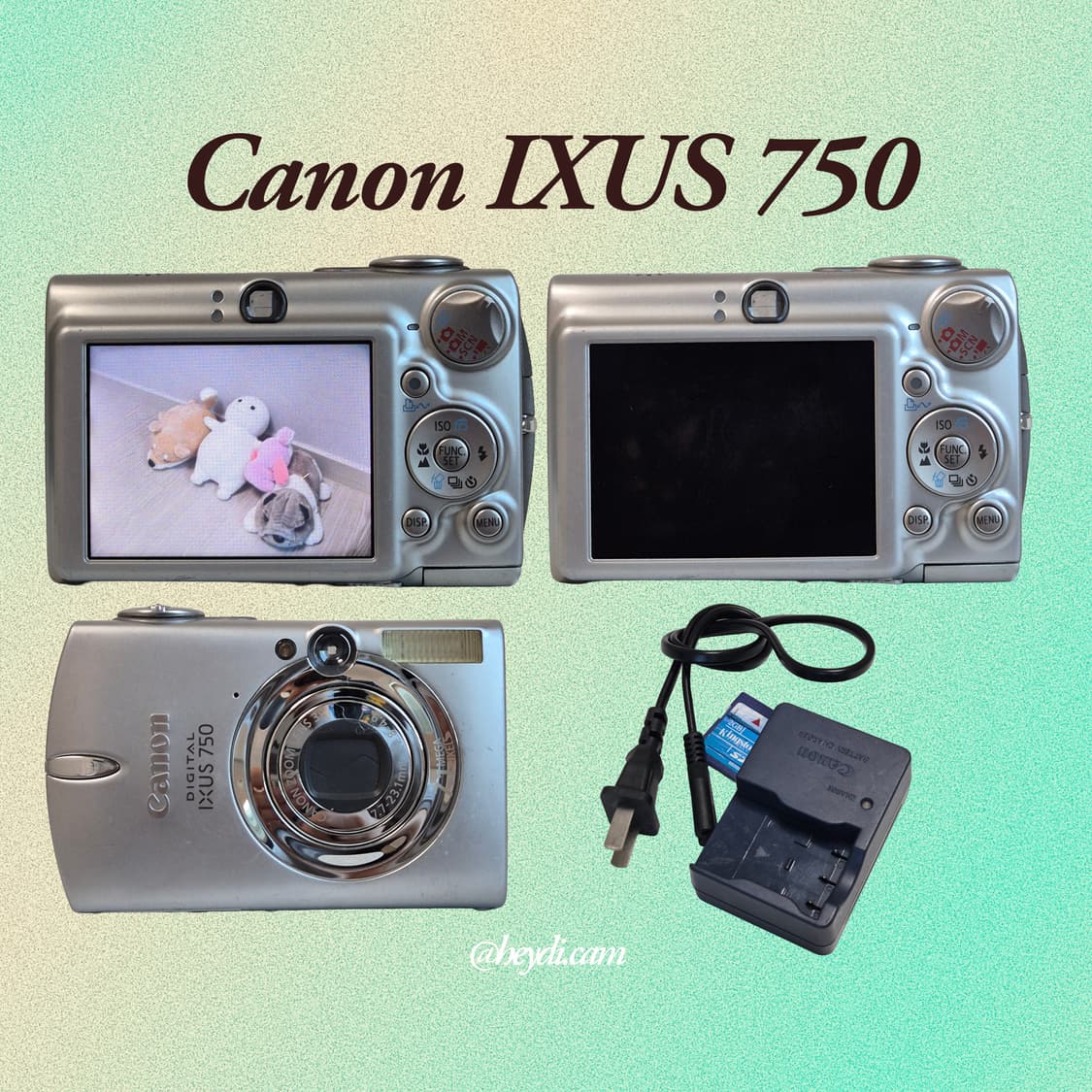 (아일릿 원희) 캐논 ixus750 IXY700 실버 상품이미지2