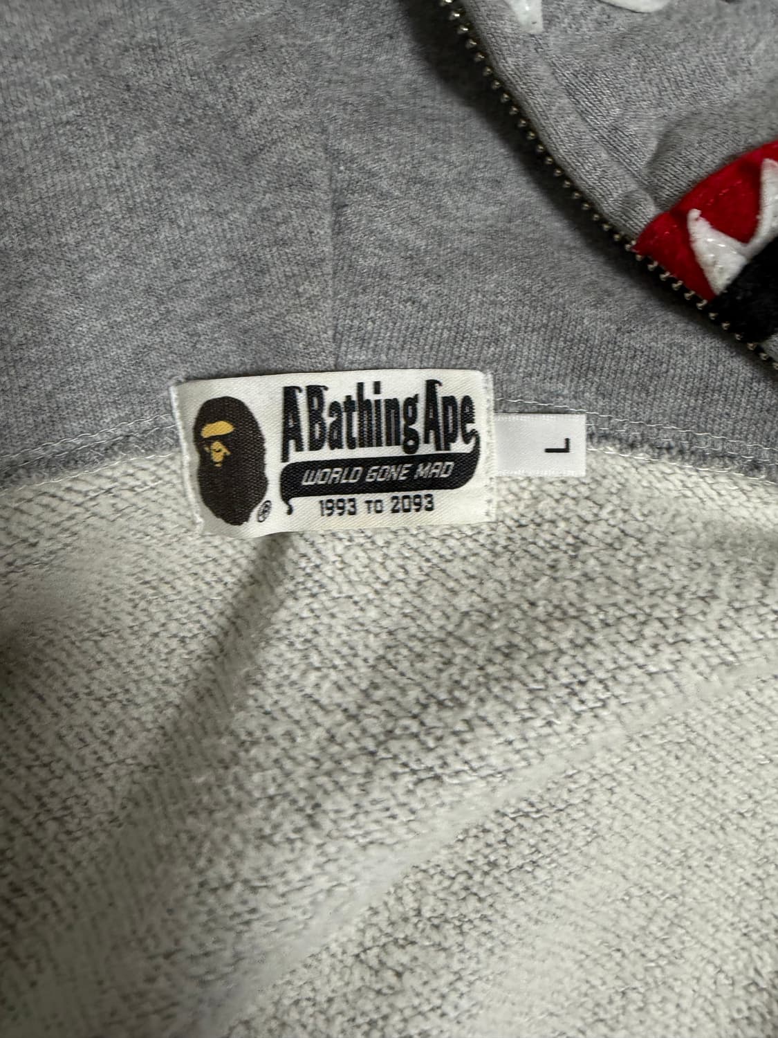 베이프 샤크후드 그레이 상품이미지4