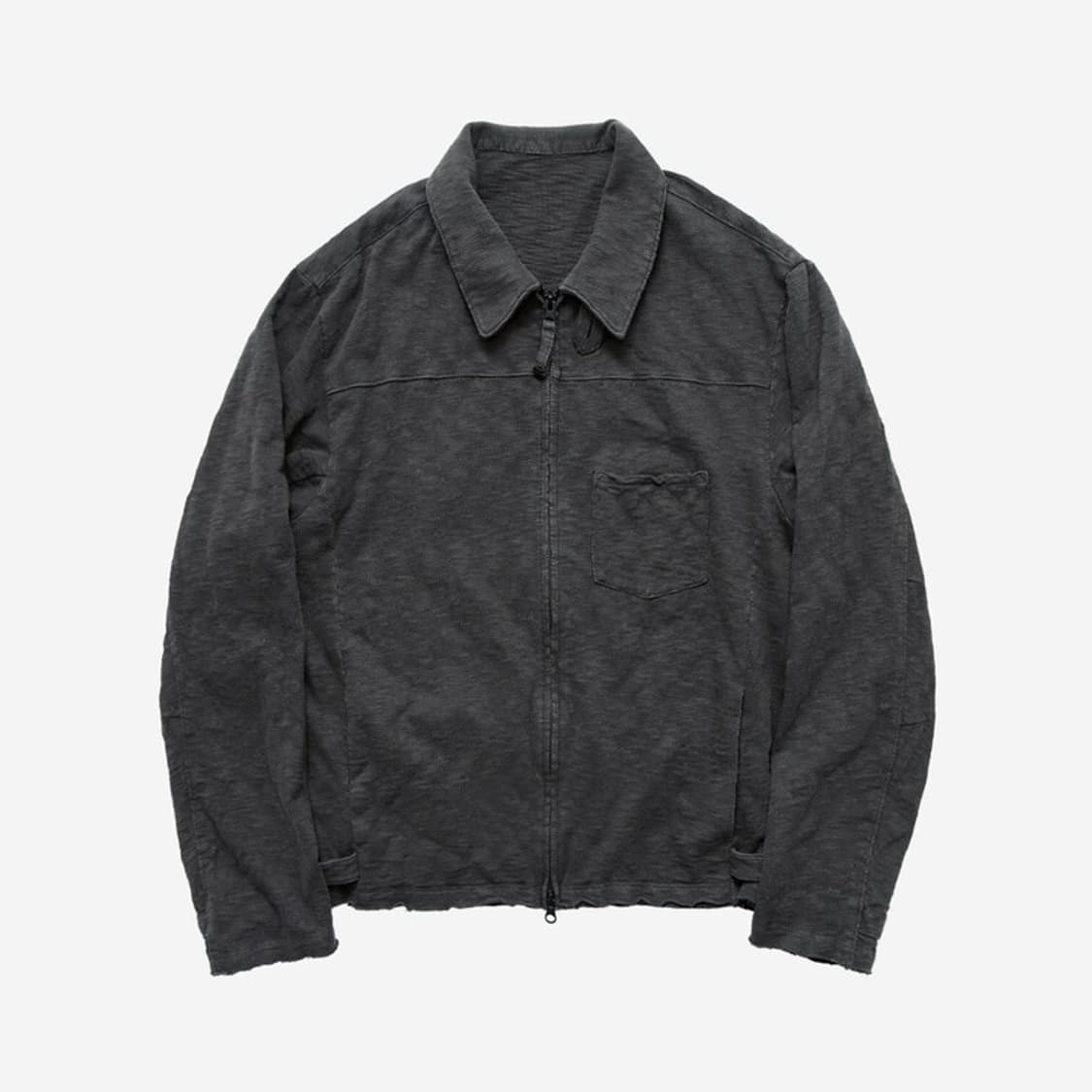 [3] 폴리테루 슬럽 집 자켓 차콜 상품이미지1