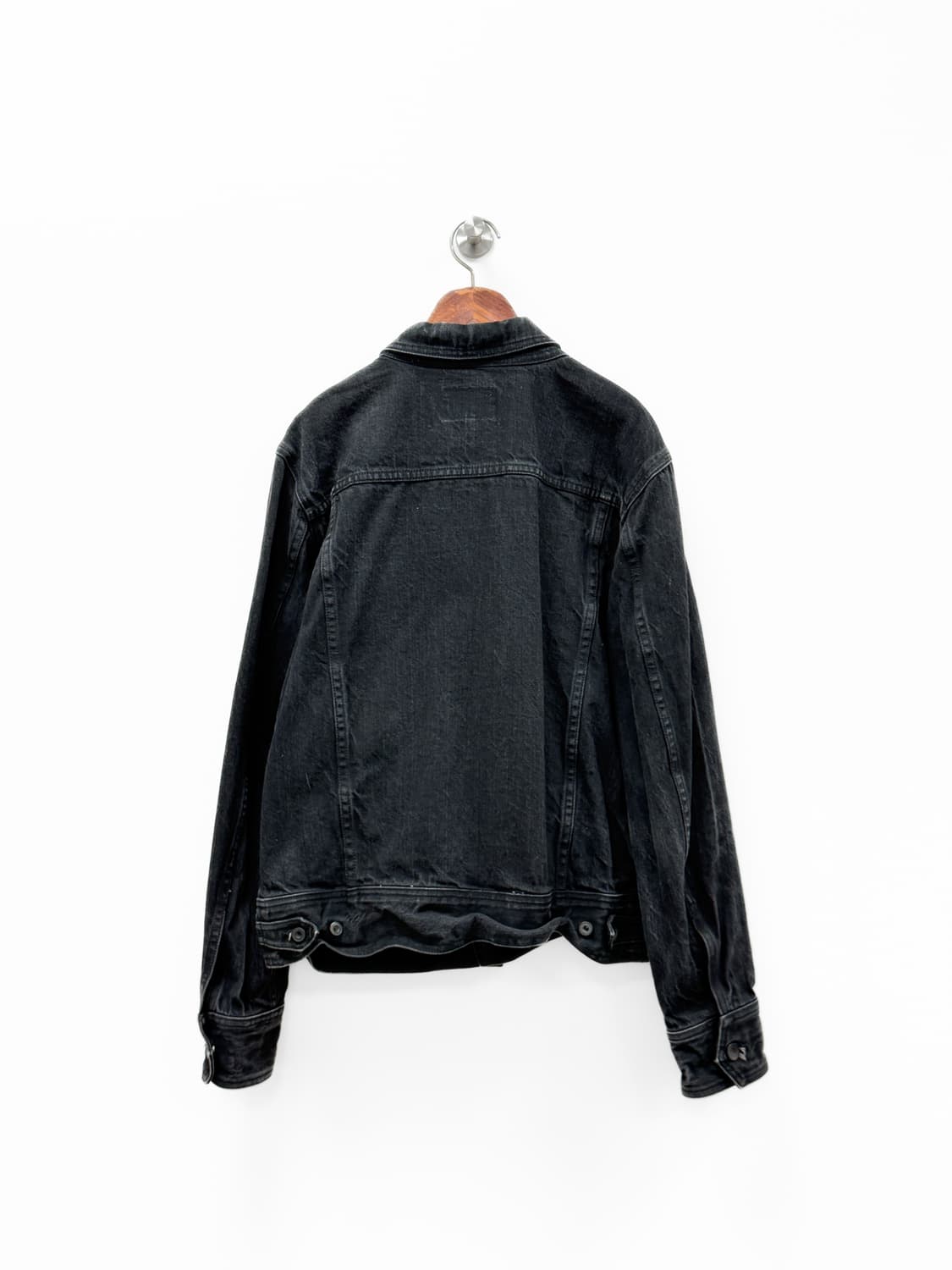 랙앤본 아카이브 블랙 셀비지 데님 트러커 자켓 상품이미지4