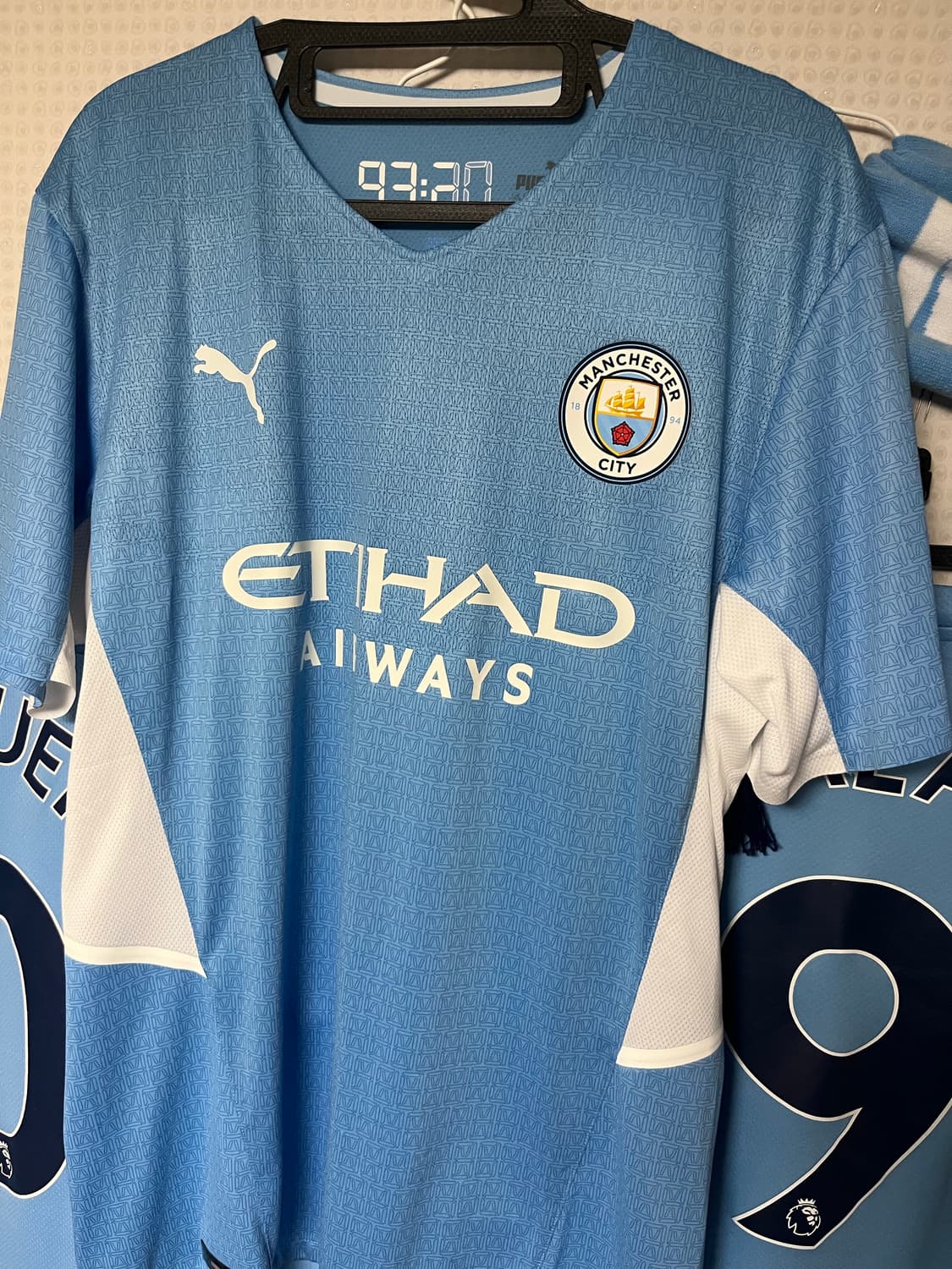 맨체스터 시티 21-22 시즌 그릴리시 어센틱 유니폼 상품이미지2