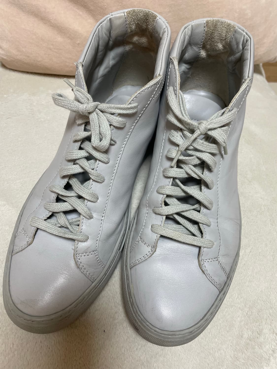 Common project 커먼프러젝트 라이트그레이 하이탑40 상품이미지2