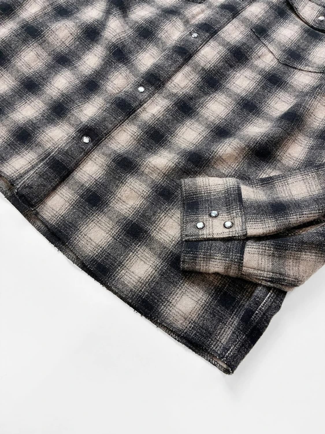 이티씨이 ETCE 24FW 헤비 울 플란넬 체크 셔츠 PN5044 상품이미지3