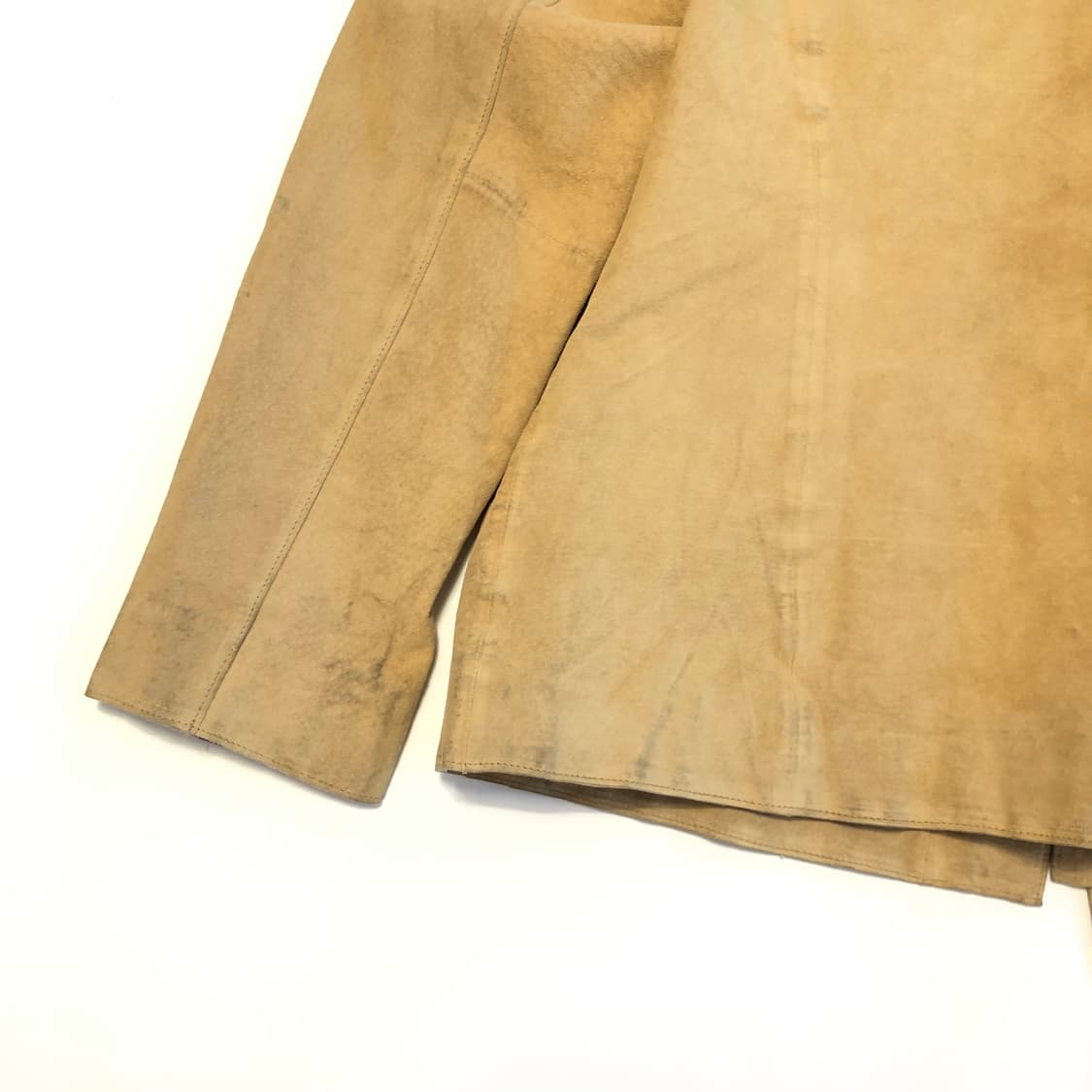 1990s 빈티지 샌드베이지 웨스턴 레더자켓  상품이미지7