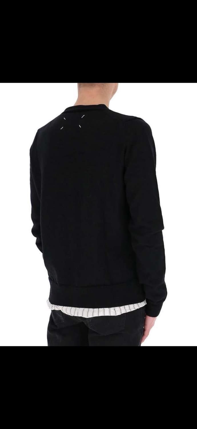 마르지엘라 디스트로이드 셔츠 레이어 울 가디건 50사이즈 상품이미지2