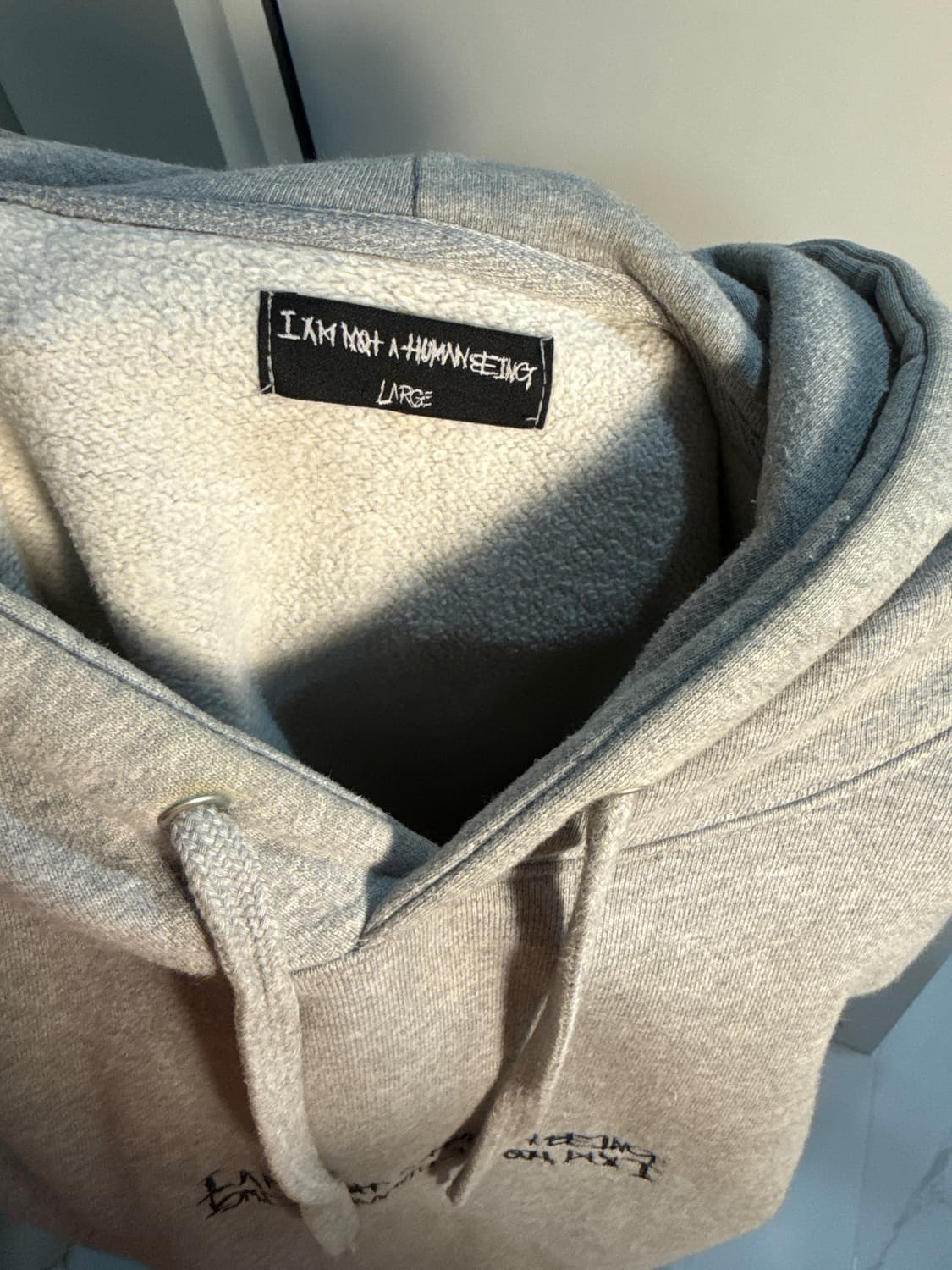 아임낫어휴먼비잉 후드티 상품이미지4