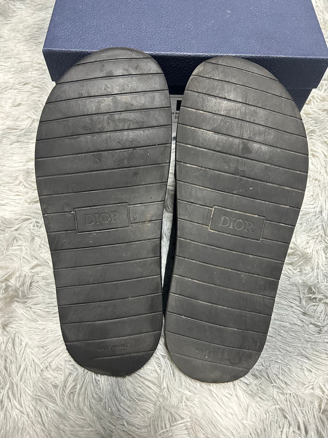 25SS 디올 아쿠아뮬 슬리퍼 43 블랙 상품이미지7