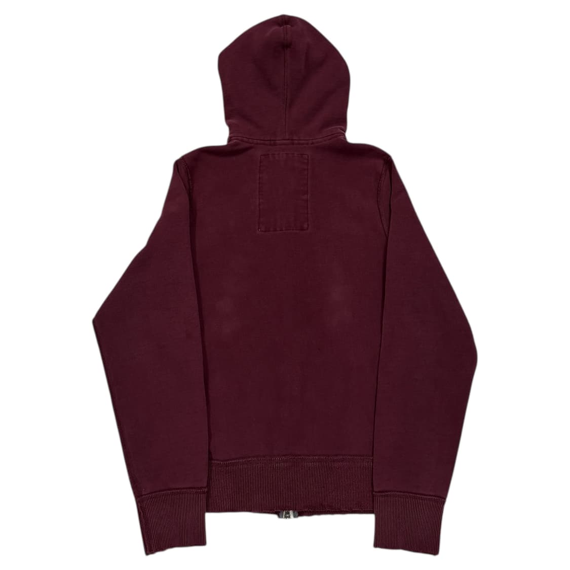 아베크롬비 빈티지 Y2K 데미지 디테일 후드집업 자켓 버건디 레드 XL 상품이미지3