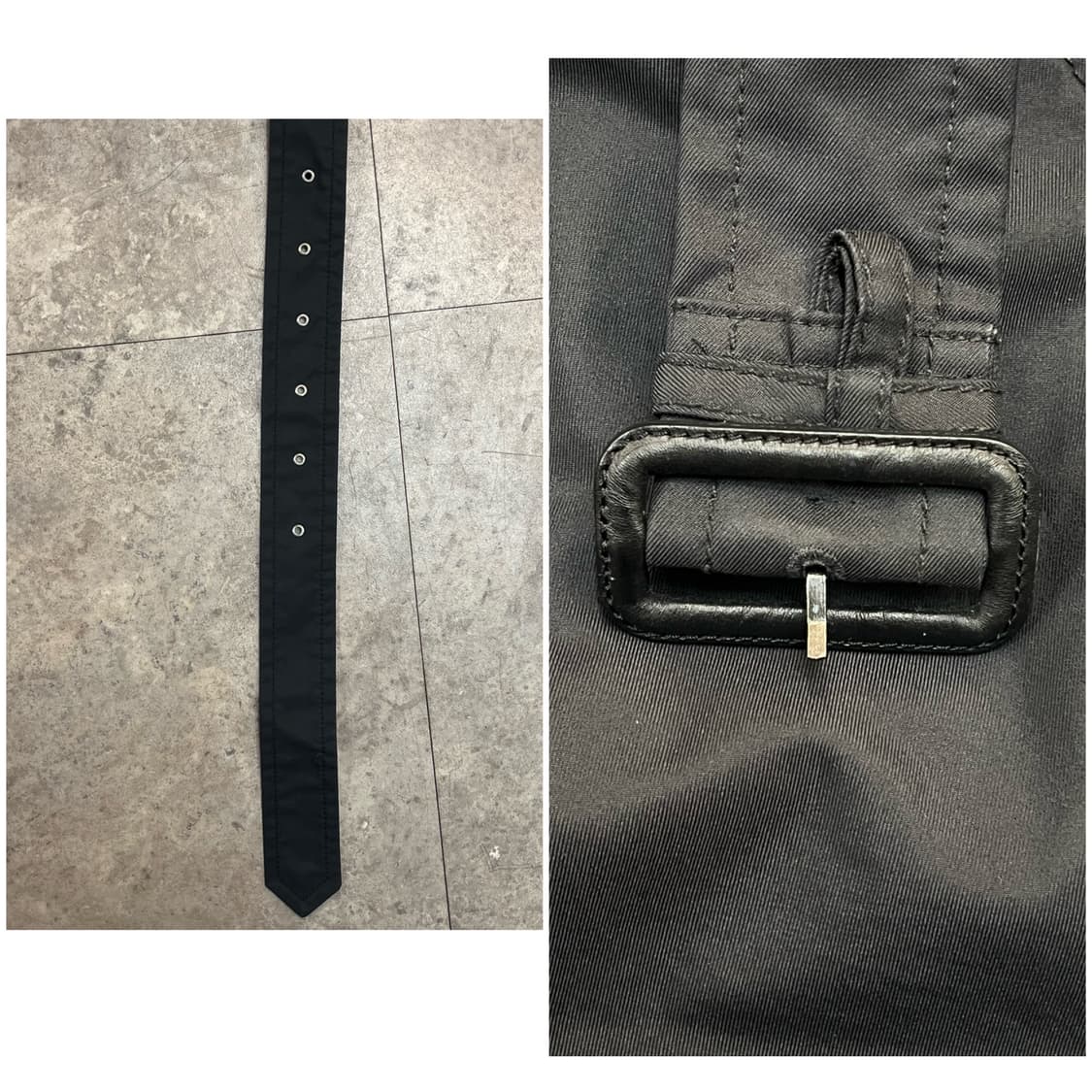 코치 하프 트렌치 코트 블랙 XS #csz2173 상품이미지5