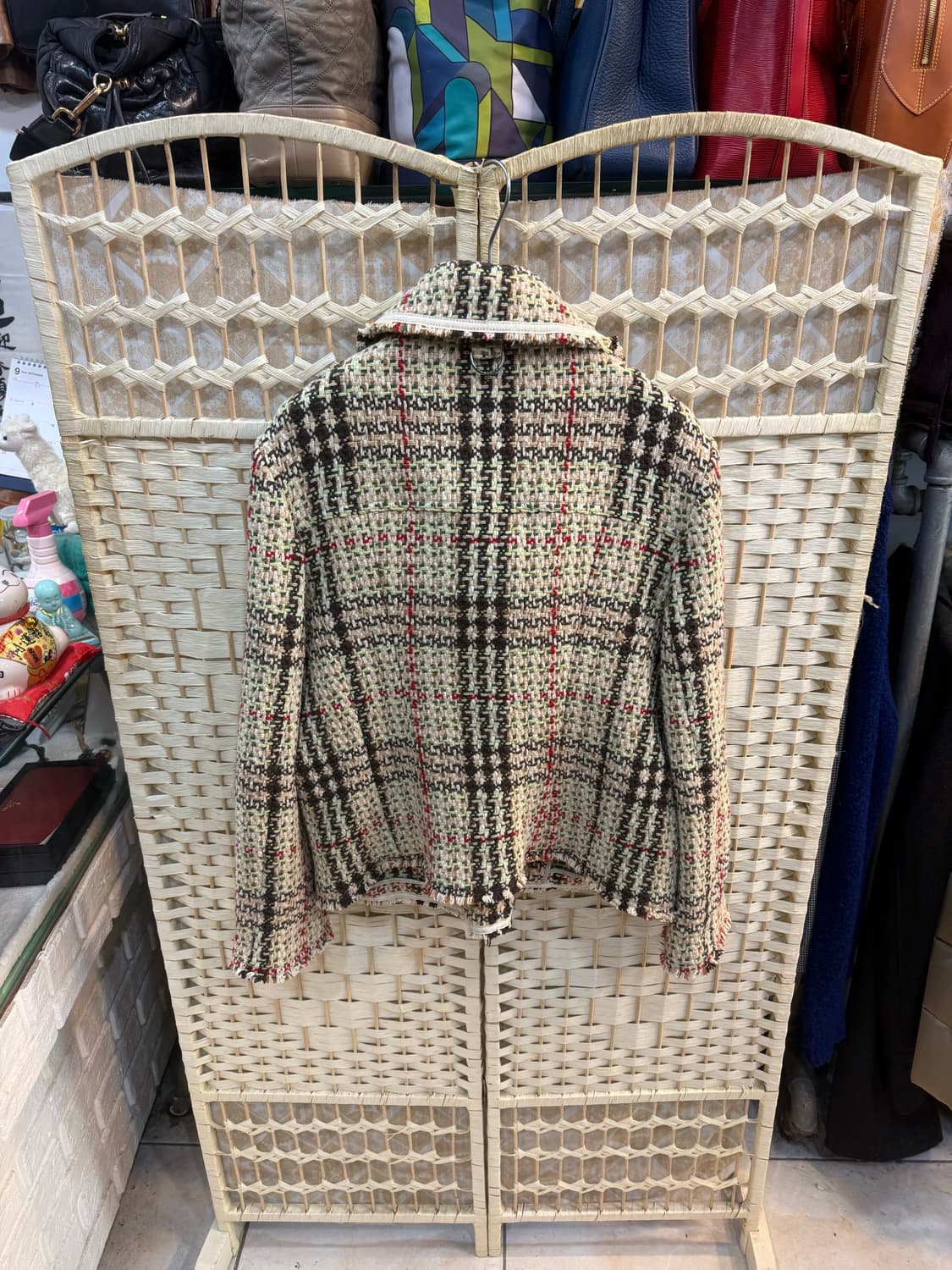 44/66-77 정품 버버리 울 노바체크 자켓 팝니다 상품이미지8