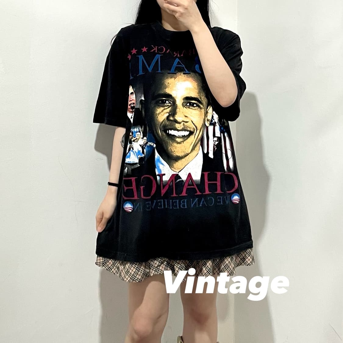 버락오바마 프린팅 반팔티 상품이미지1