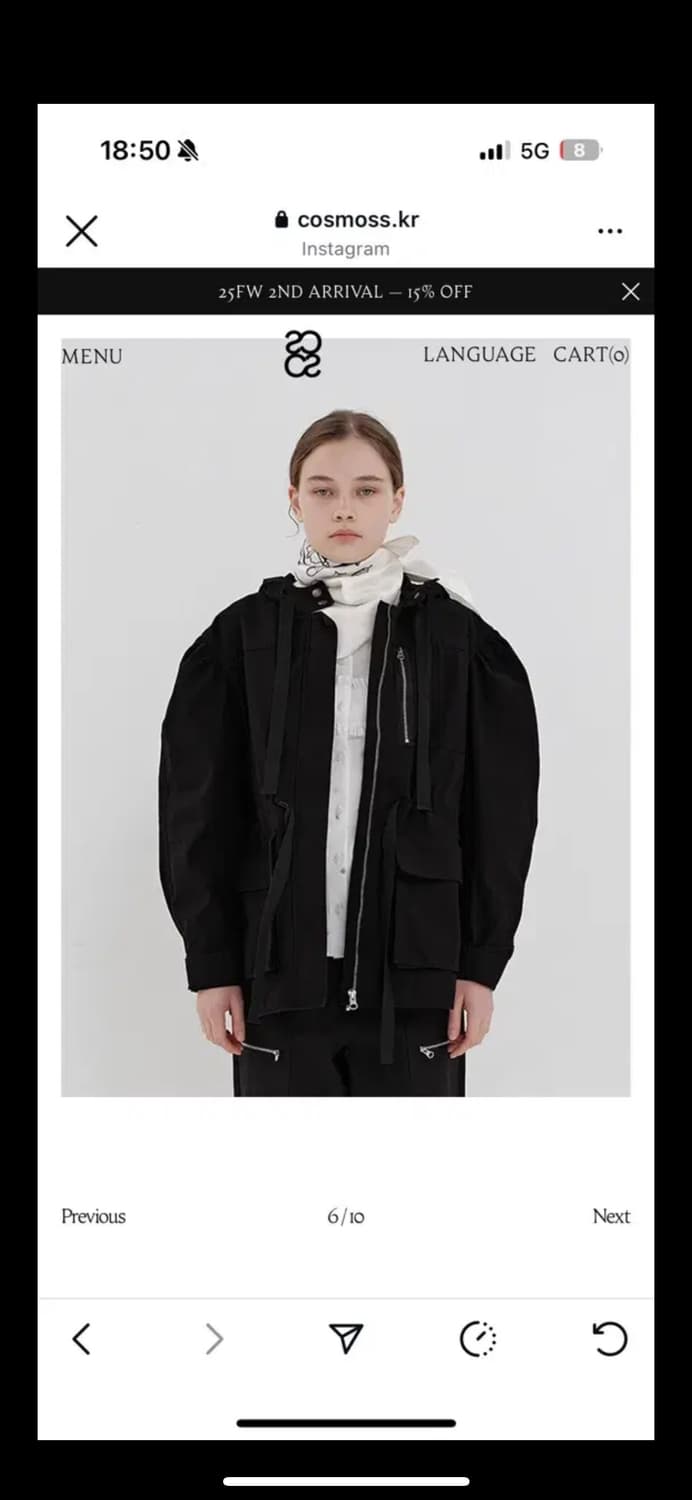 Cosmoss 코스모스 puff military jacket 자켓 상품이미지2