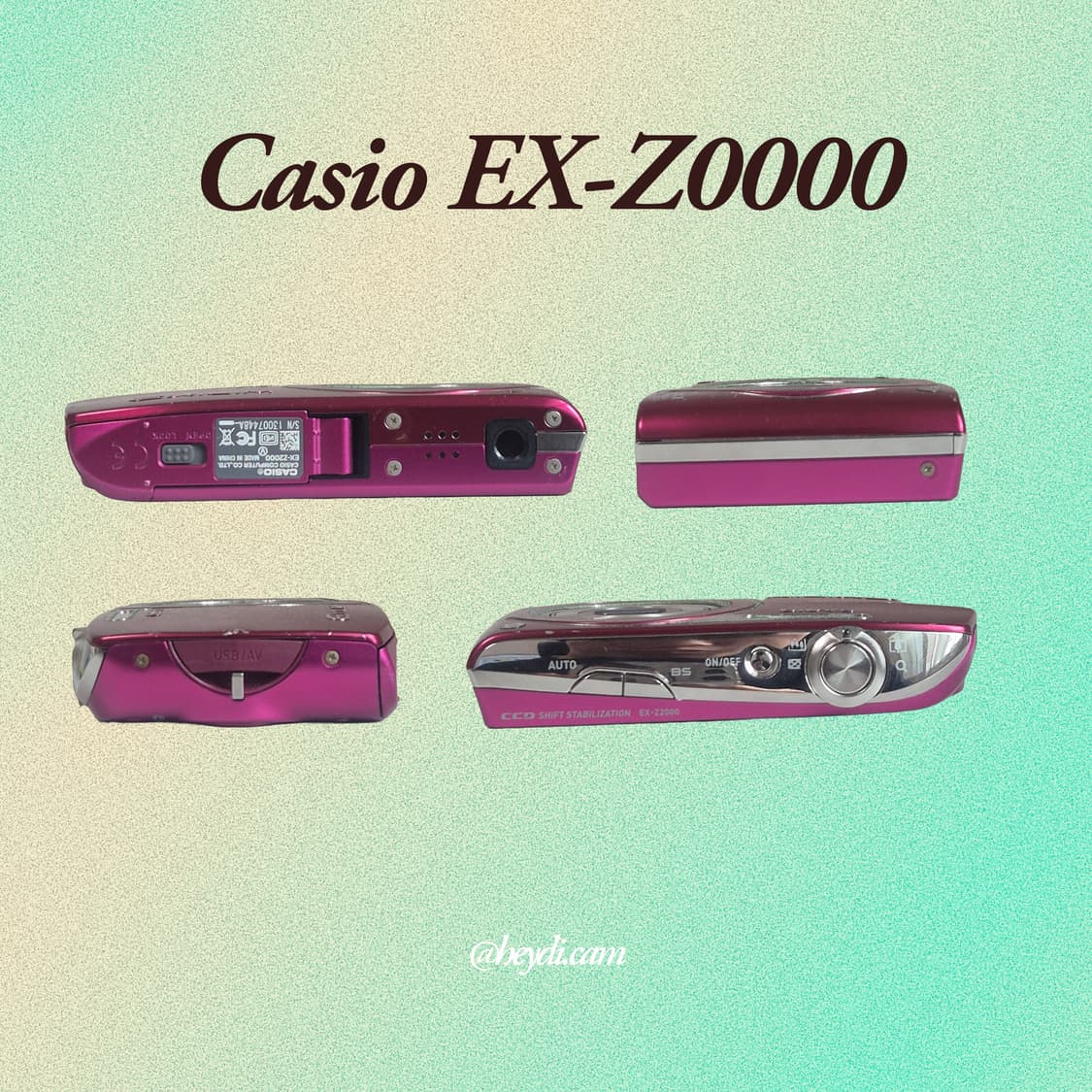 (로제, 모카, 아일릿) Casio EX-Z2000 카시오Z2000 상품이미지4