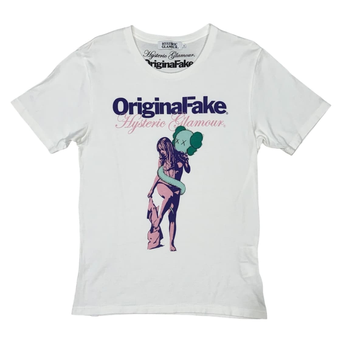 히스테릭 글래머 x kaws 협업 아카이브 반팔 티셔츠 상품이미지1