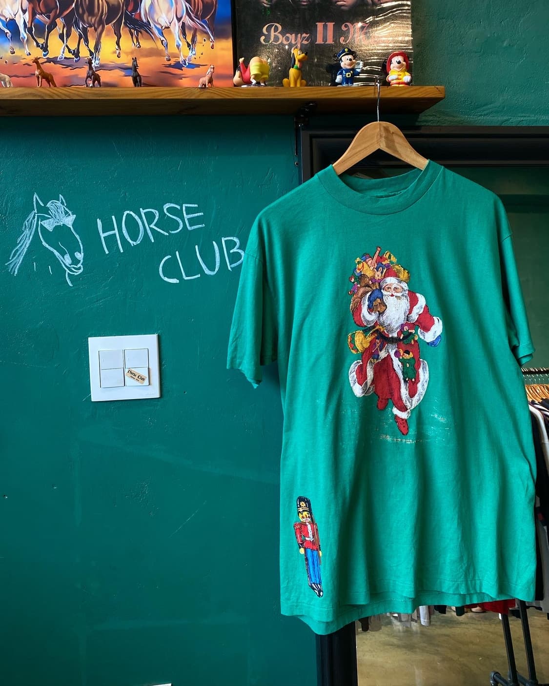 90's hanes santa claus T shirt 상품이미지1