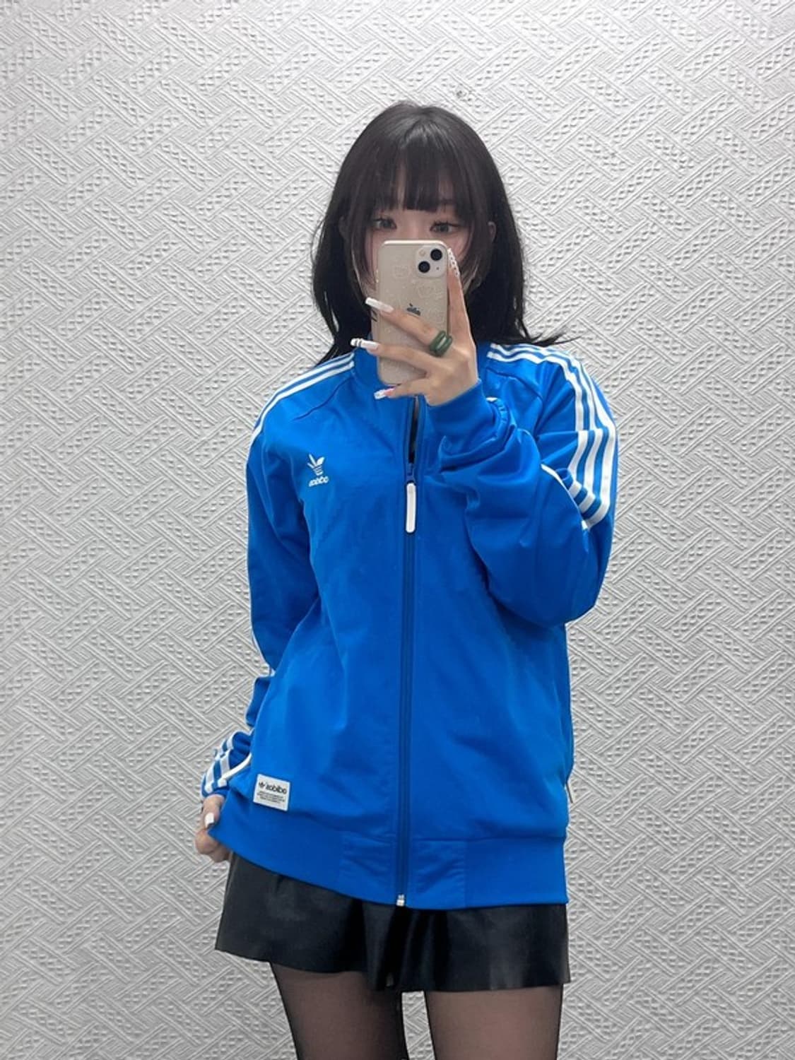 아디다스 슈퍼스타 희귀 레트로 트랙패턴 져지 집업 100 C10789 상품이미지2