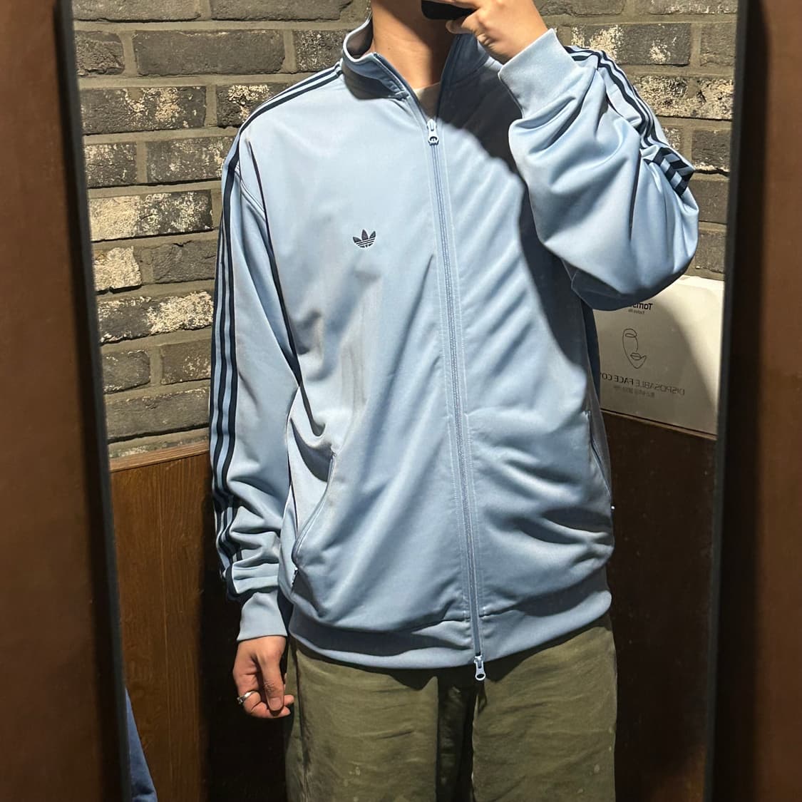 L) 아디다스 파이어버드 베켄바우어 져지 트랙탑 스카이블루 상품이미지9