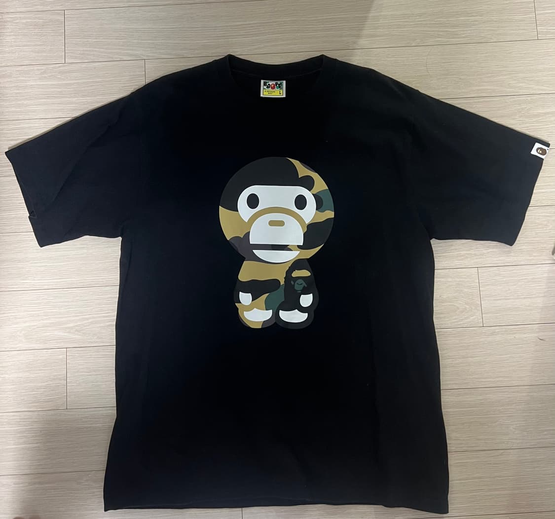 베이프 마일로 반팔 L사이즈 상품이미지1