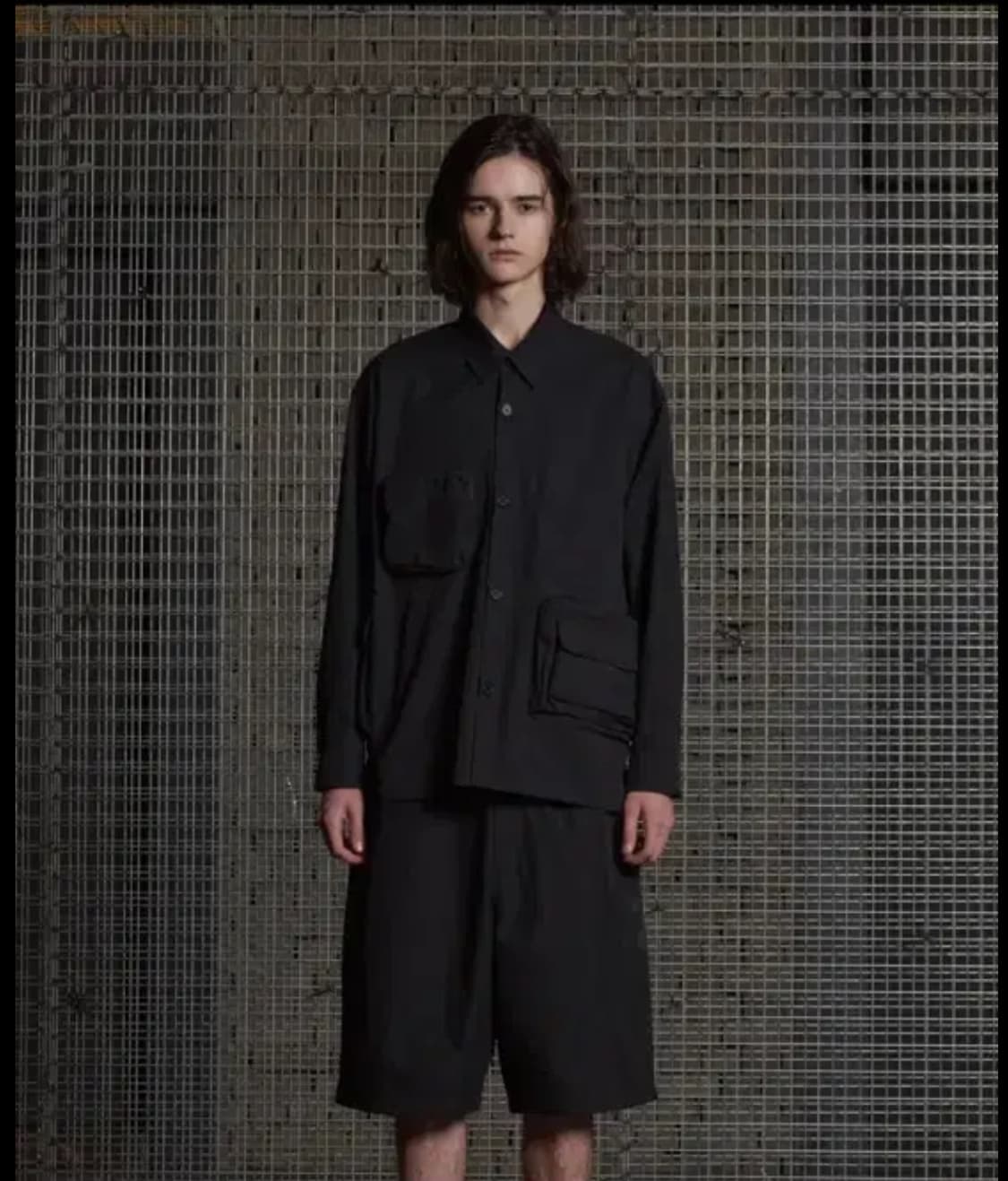 멀티 3D 포켓 셔츠 블랙 상품이미지1