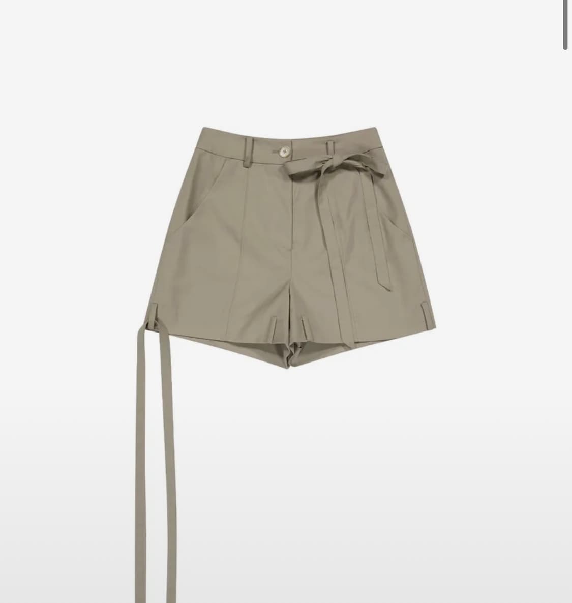 STRAPPY SHORTS 베이지 상품이미지1