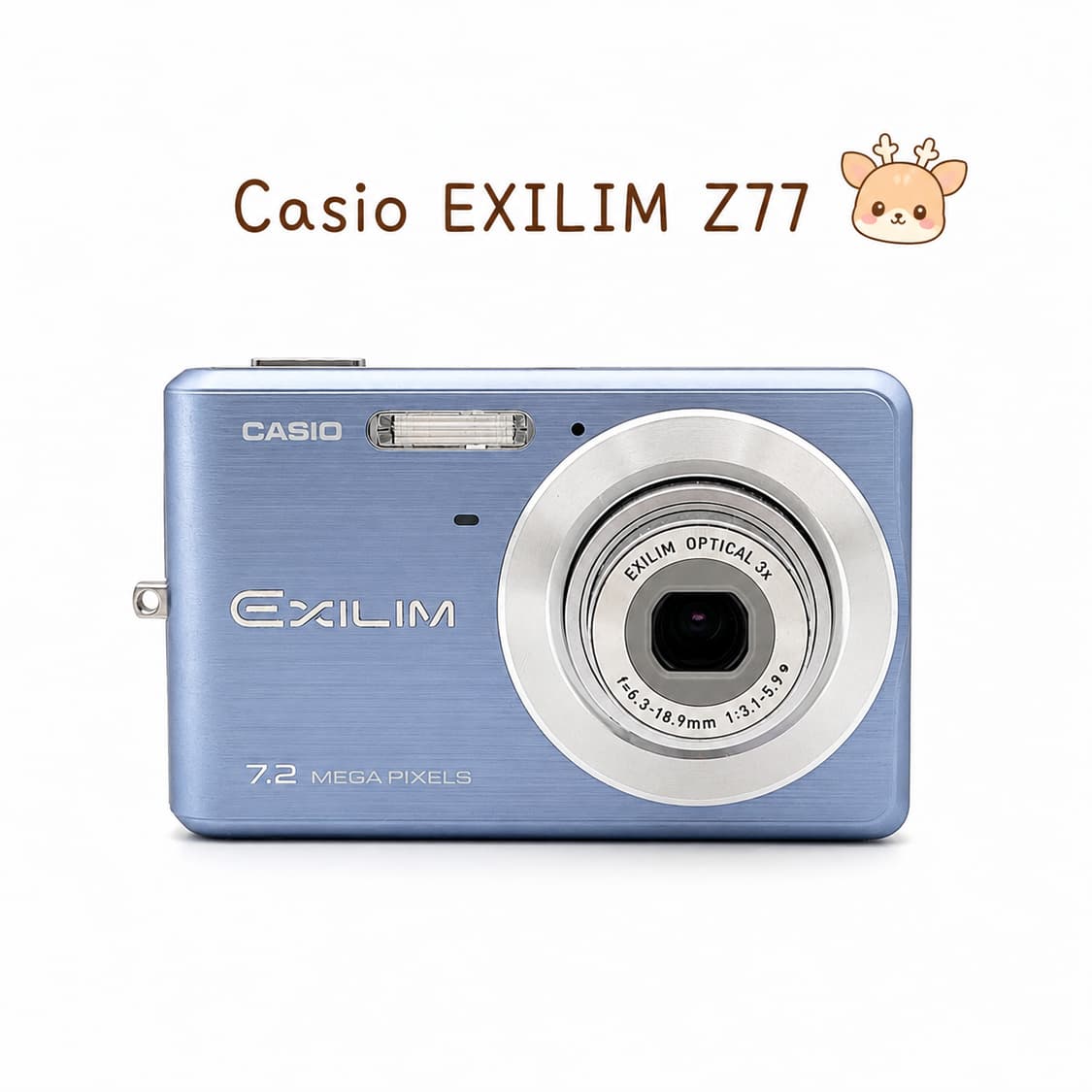 💙 카시오 엑슬림 EX-Z77 블루 💙말랑 화사 감성 상품이미지1