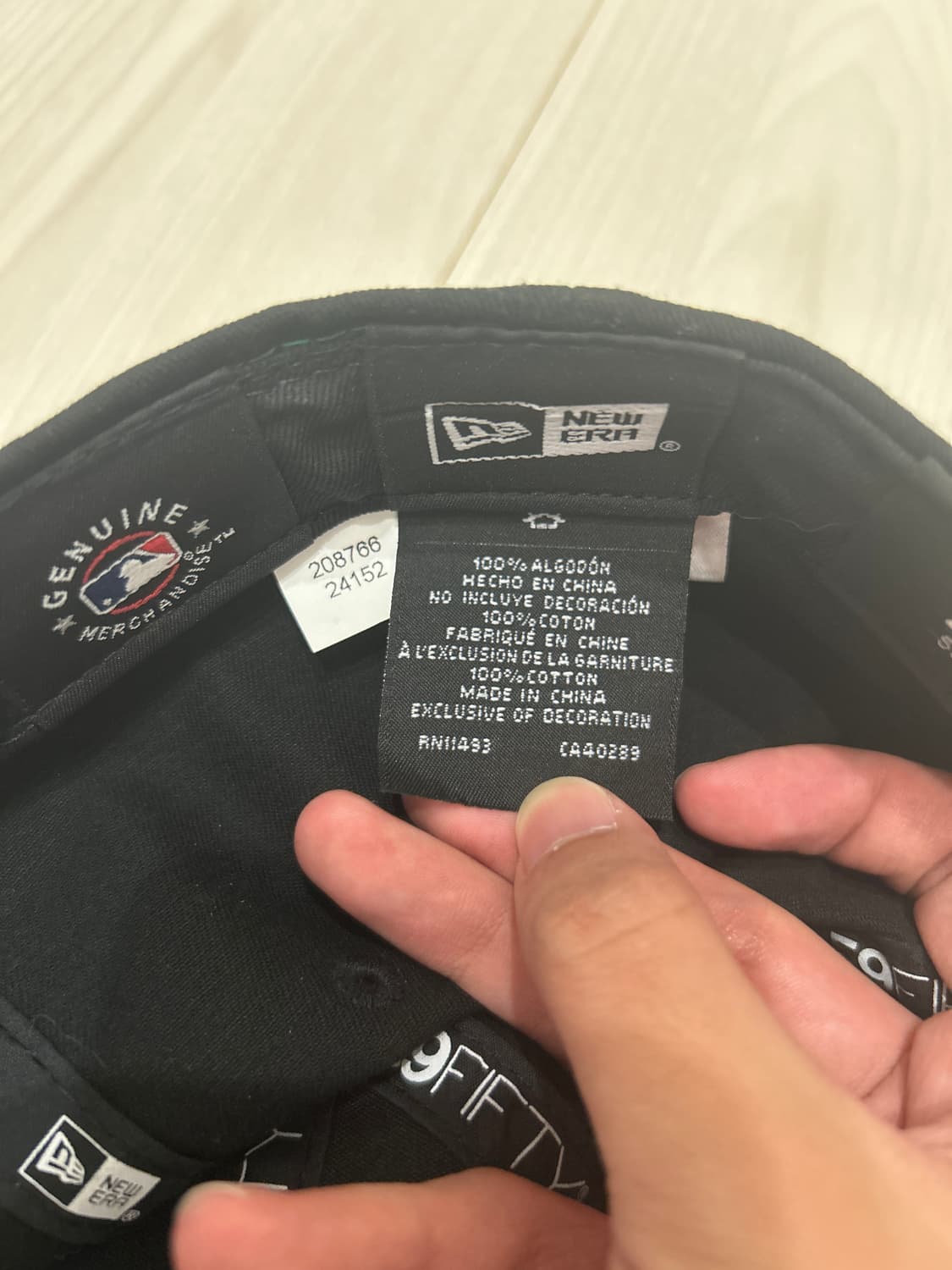 디스이즈네버댓 콜라보 뉴에라 양키스 59fifty 블랙 스냅백 상품이미지3
