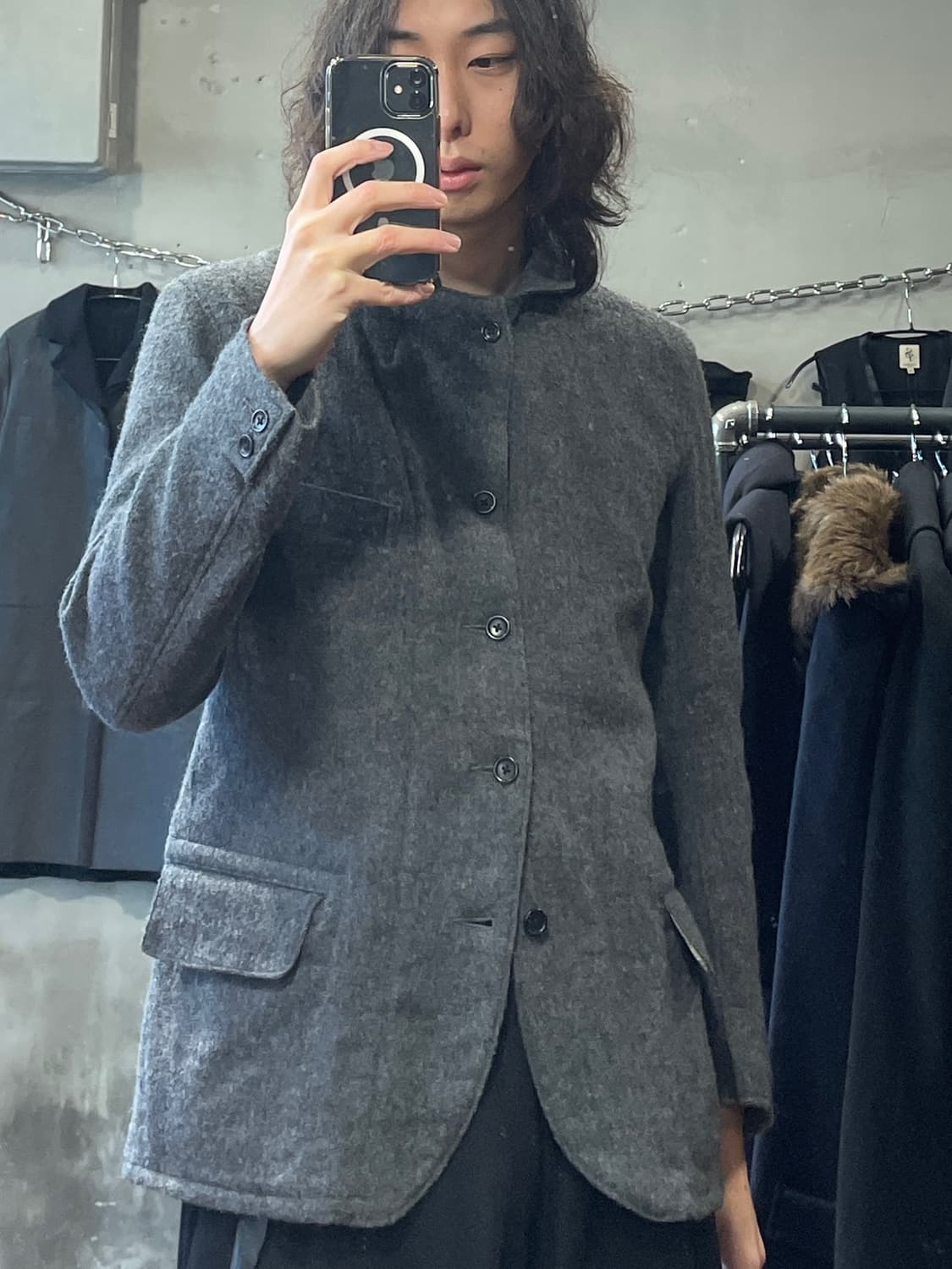 장고아투르 축융 울 자켓 상품이미지2