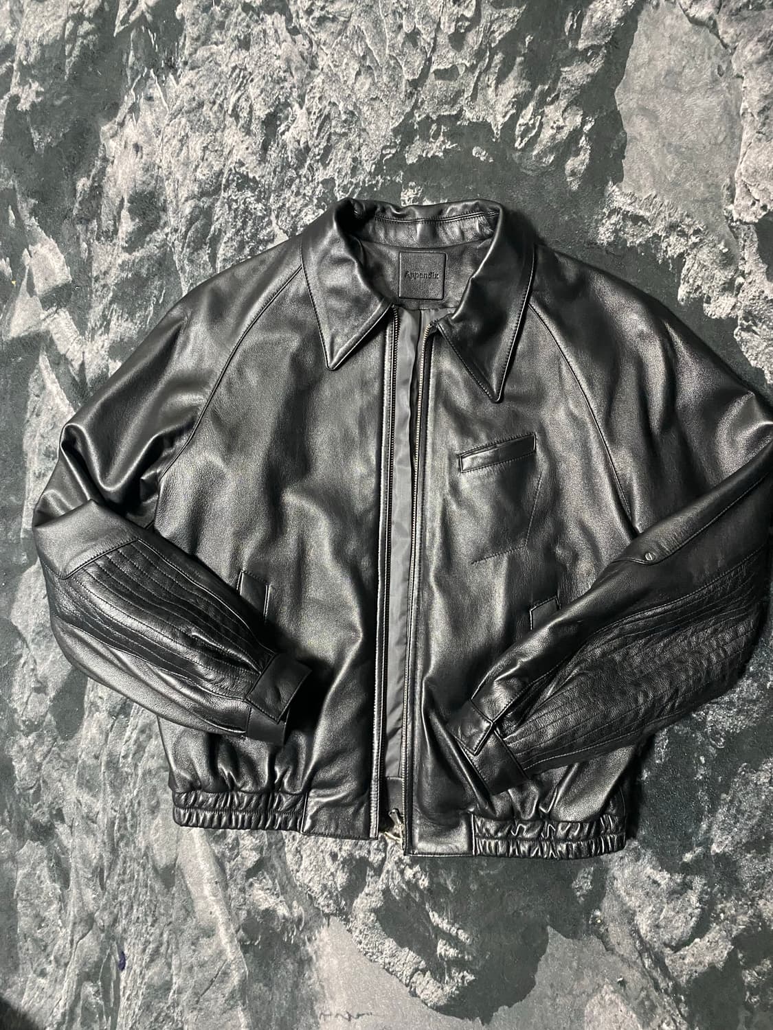 머듈 a8레더자켓 2사이즈 상품이미지1