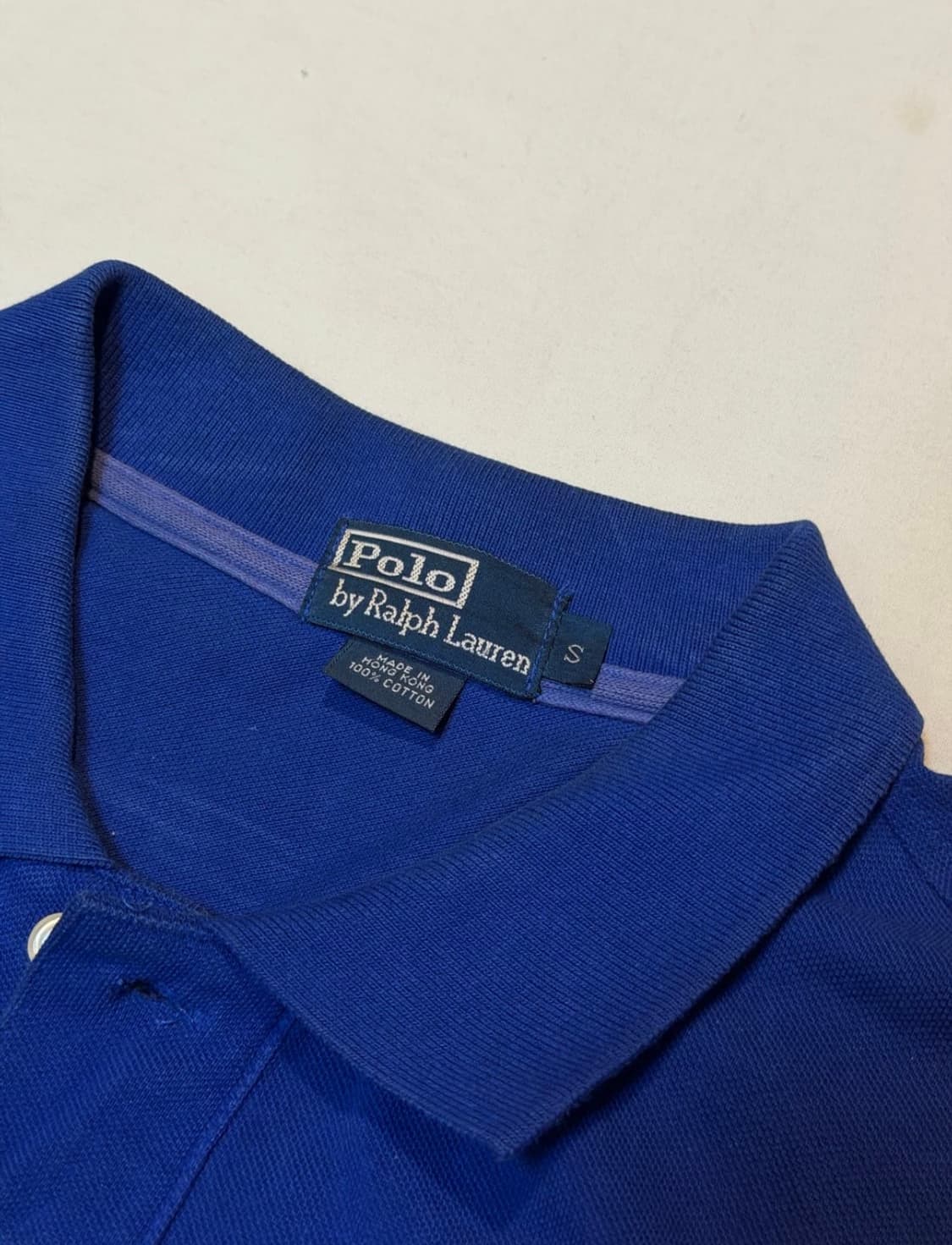 폴로 랄프로렌 빅포니 블루 카라티 롱슬리브 상품이미지2