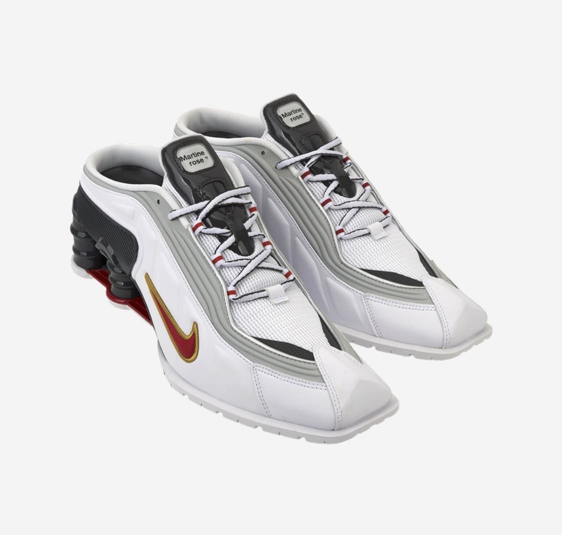 (구매) 나이키 마틴로즈 샥스 화이트 앤 바시티 레드 270 상품이미지1
