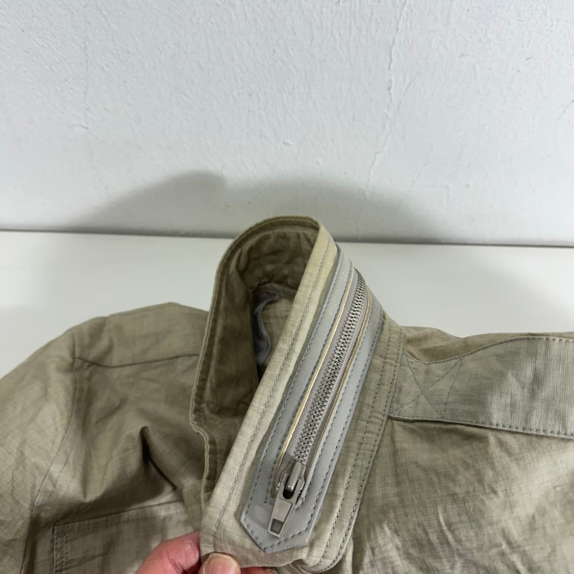 M 100 DKNY 연베이지 린넨자켓 상품이미지4