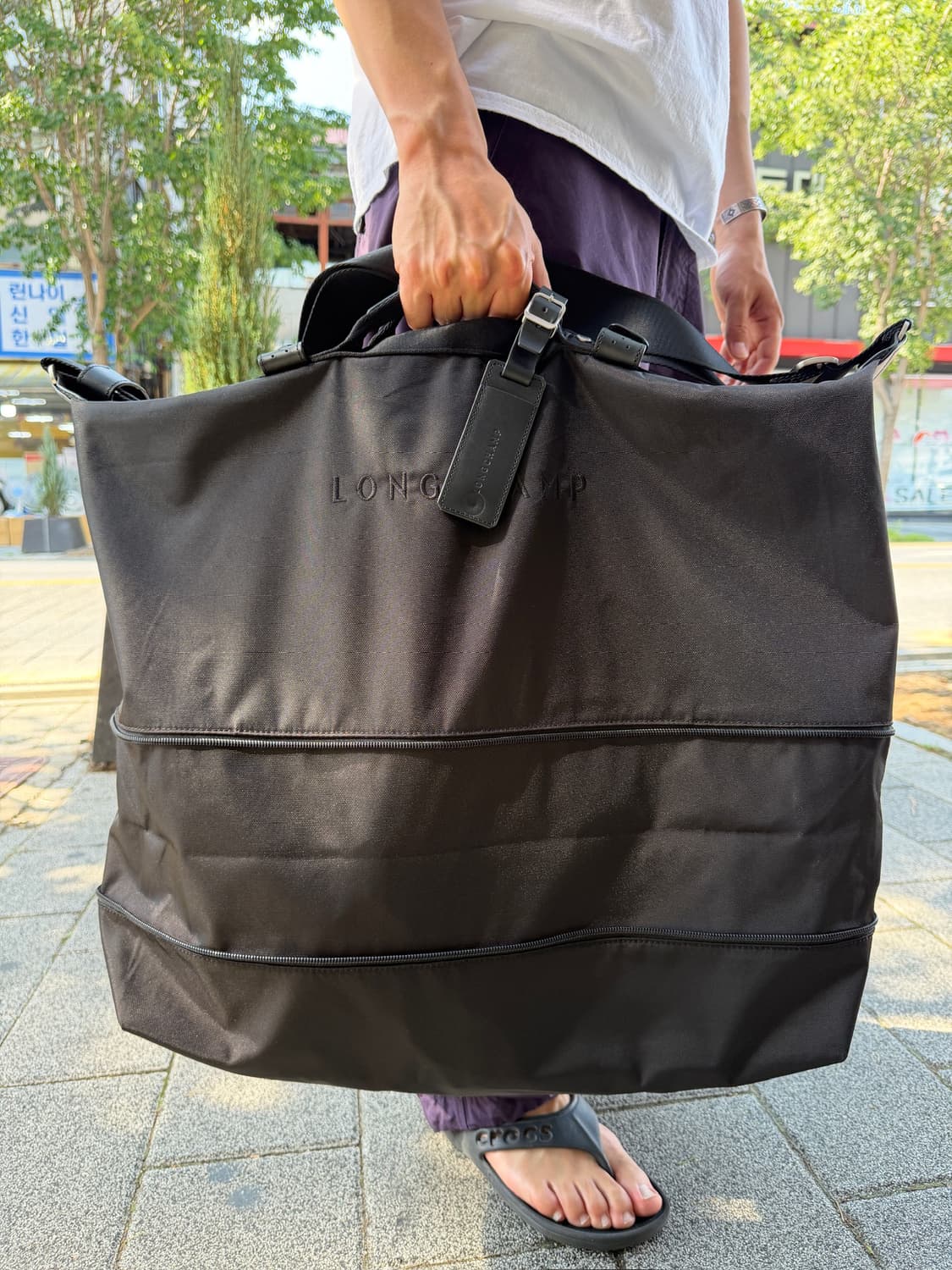 Longchamp Expandable Travel 2Way Bag 상품이미지3