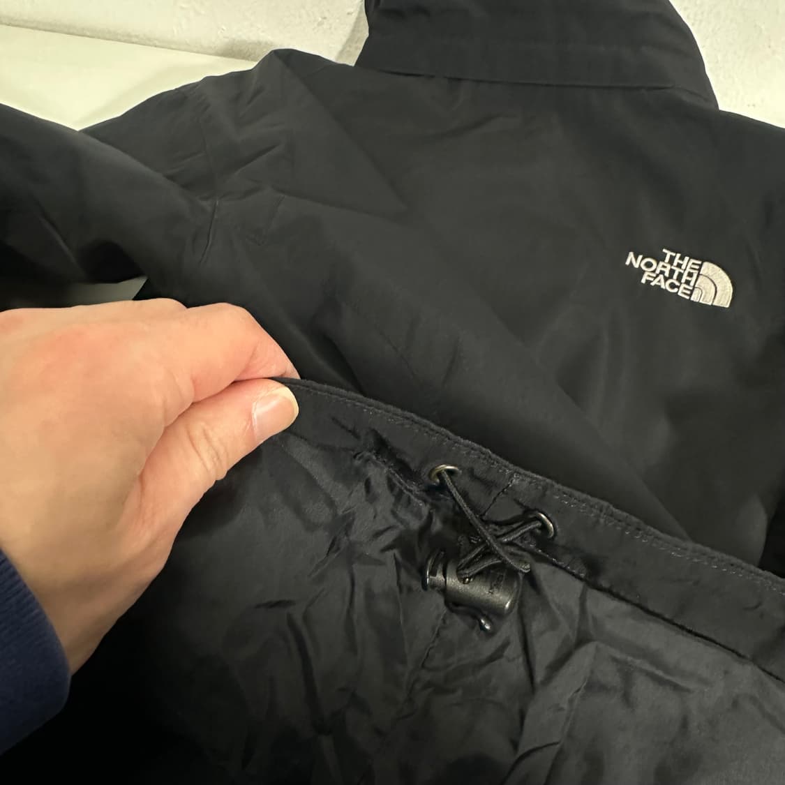 90-95 M 노스페이스 블랙 기본로고 바막자켓 상품이미지6
