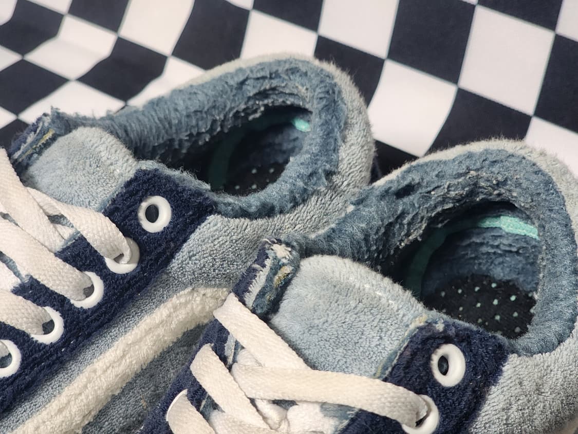 반스 올드스쿨 타월 소재 블루 245mm 상품이미지3