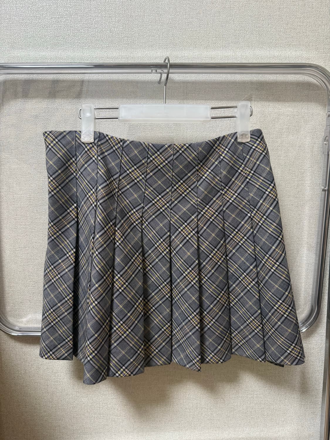 큐리티 플리츠 미니 스커트 (로제 착용) 상품이미지7