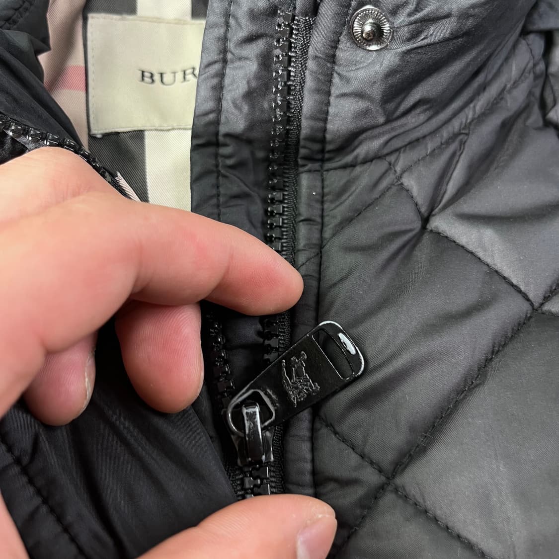 85 버버리 롱누빔 패딩자켓  상품이미지4
