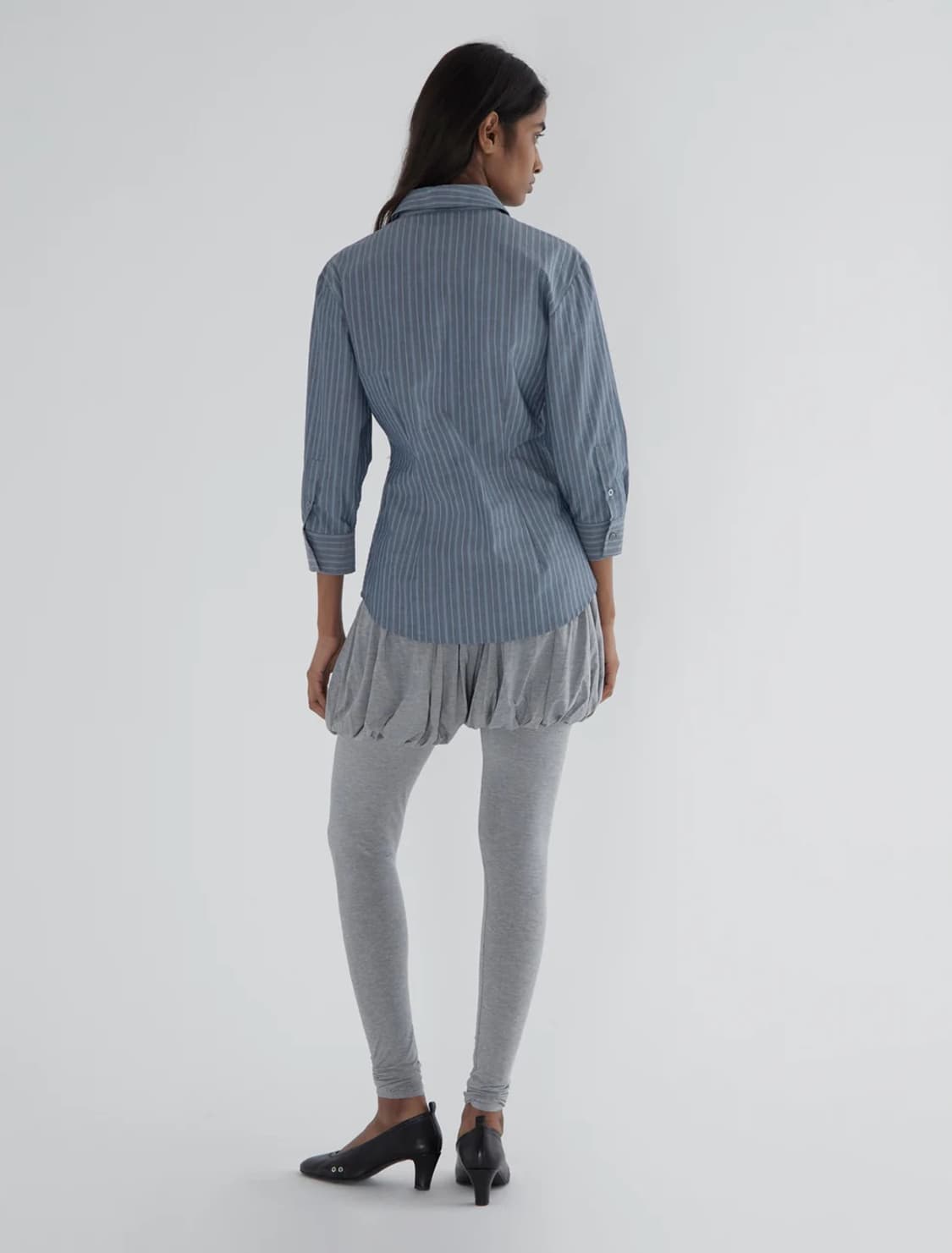 [M]팔로마울 Caly 모달 퍼프 팬츠/그레이 상품이미지4