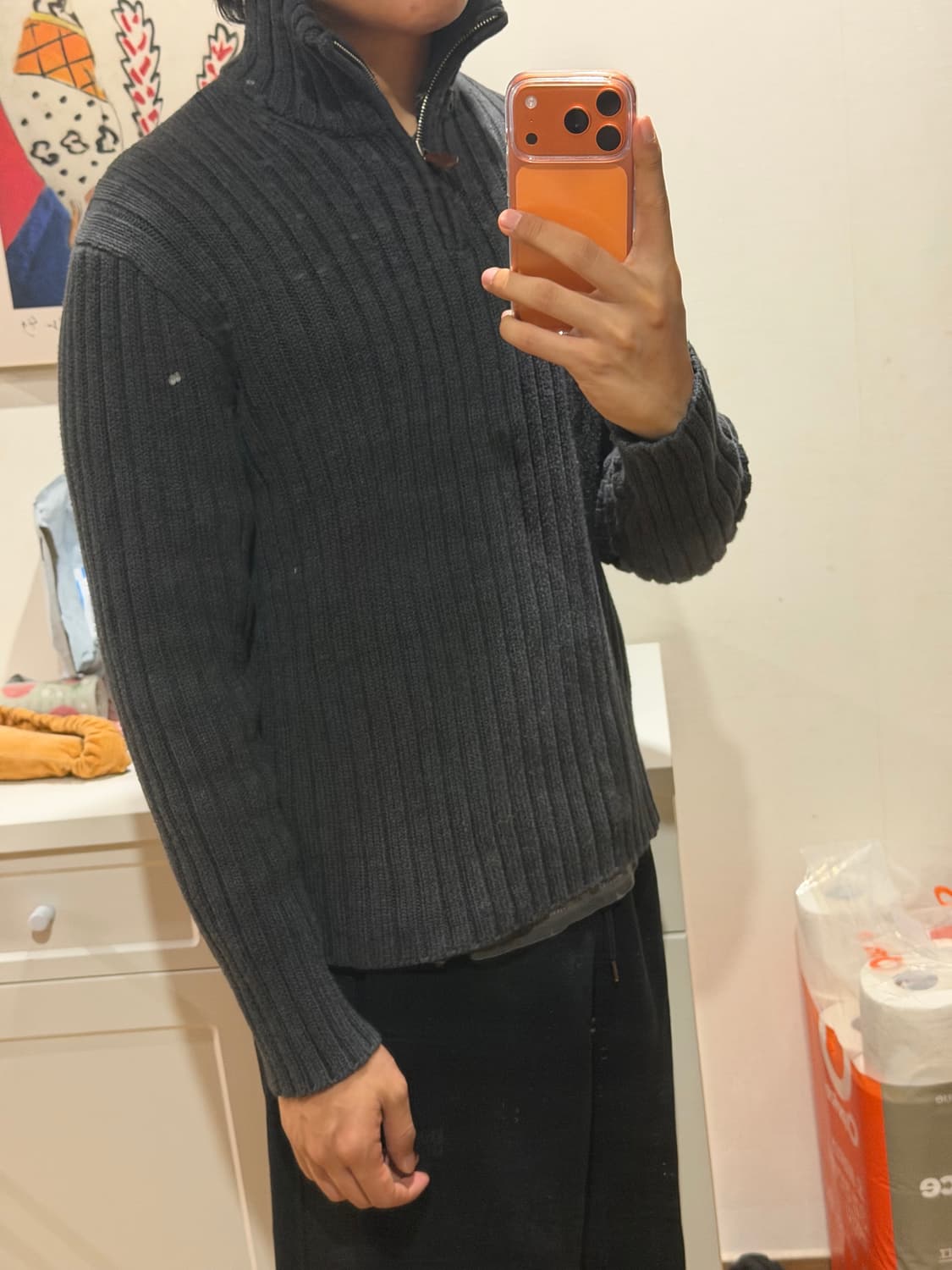 제이크루 반 집업 니트 상품이미지2