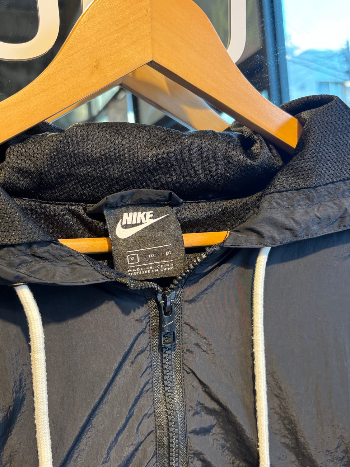 나이키 스우시 블랙 아노락 XL 상품이미지3