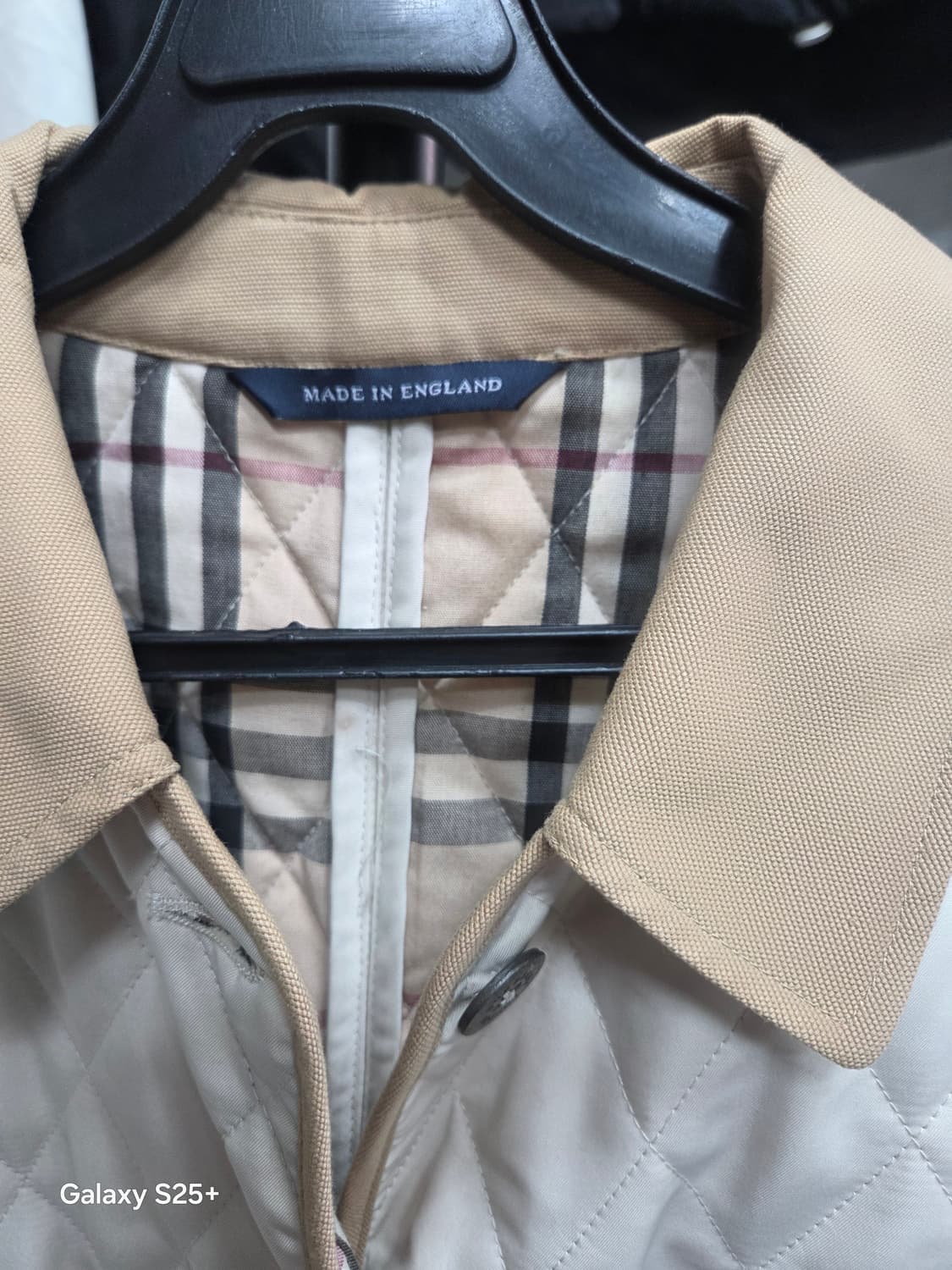 버버리  퀄팅자켓   아이보리 상품이미지2