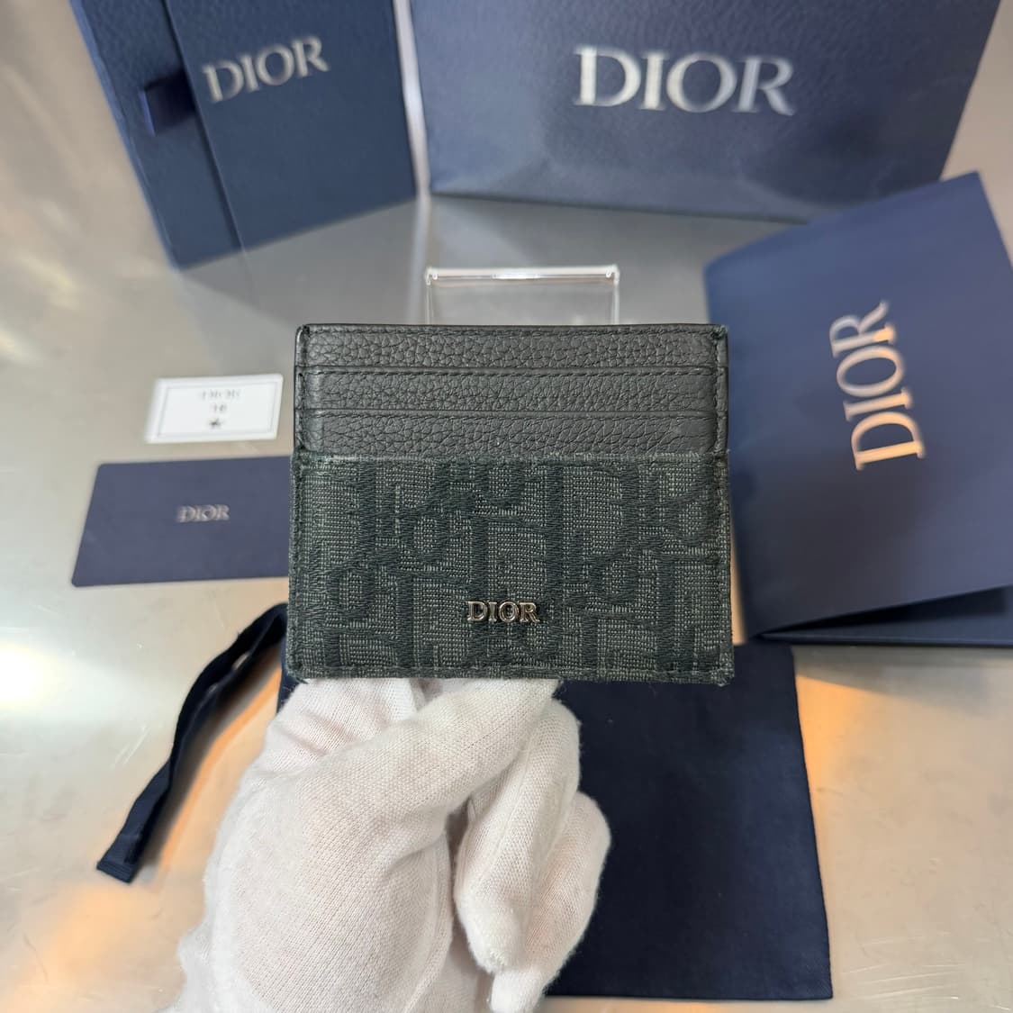 [리오브] 디올 오블리크 자카드 카드지갑 상품이미지2