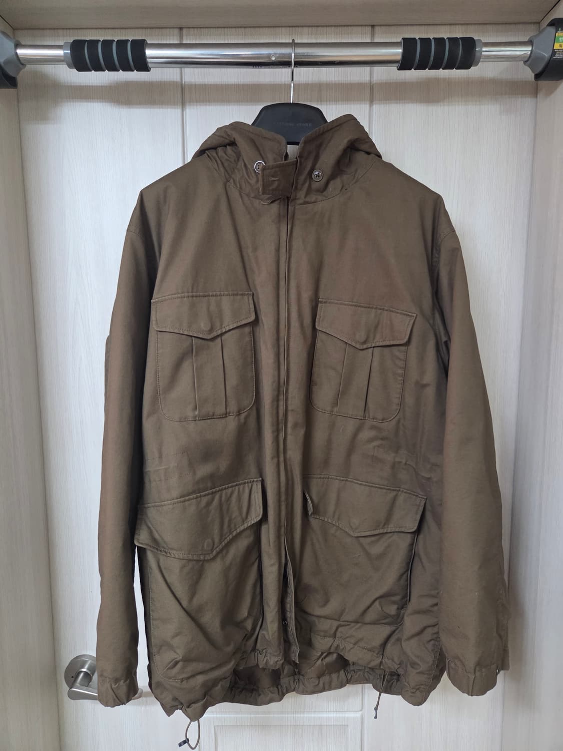 유니클로 엔지니어드가먼츠 유틸리티자켓 브라운 (XL) 상품이미지1